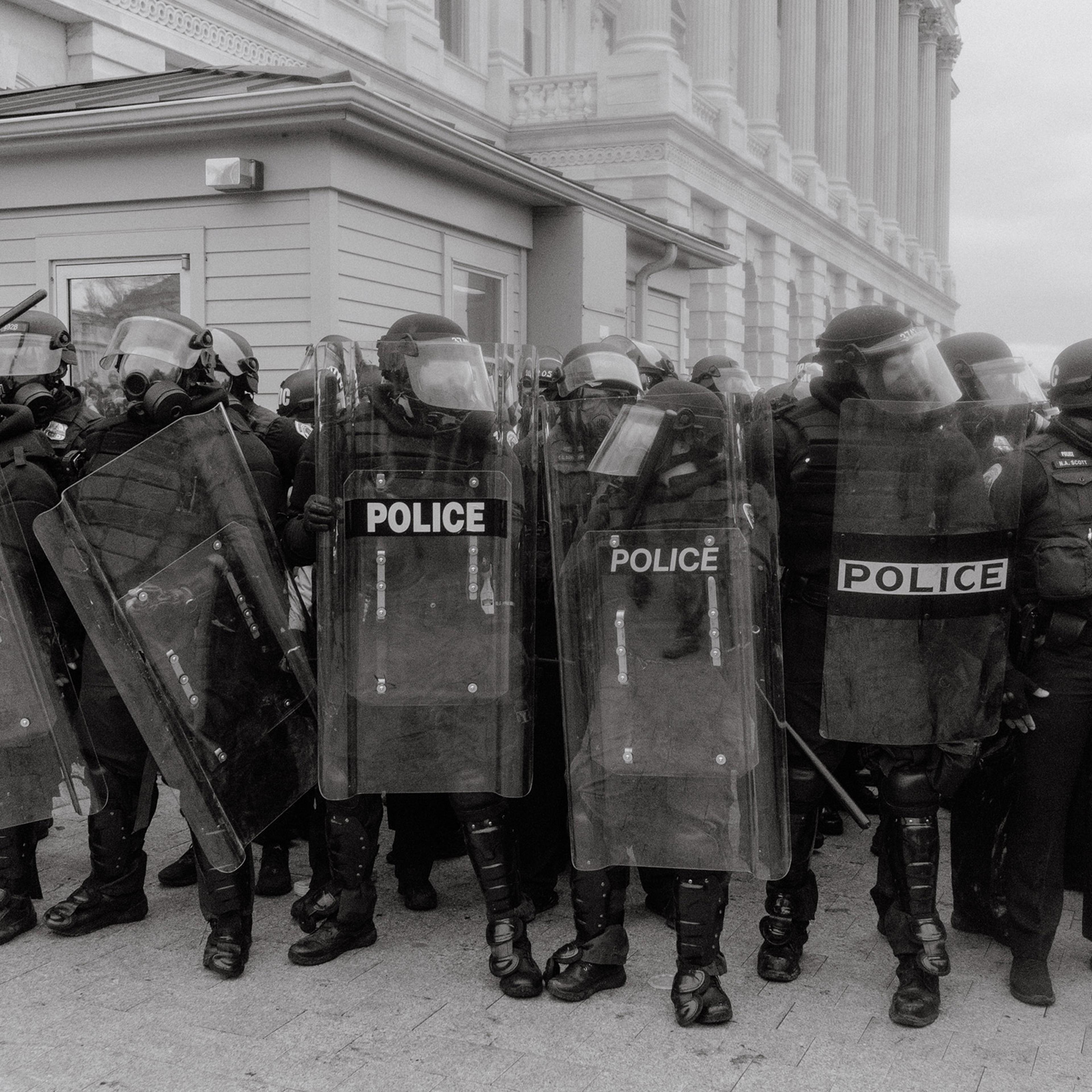 Washington DC - January 6, 2021: Supporters of President Donald Trump are seen during a protest rally calling for the decertification of Electoral College votes claiming a conspiracy theory, that has been debunked, that the general presidential election