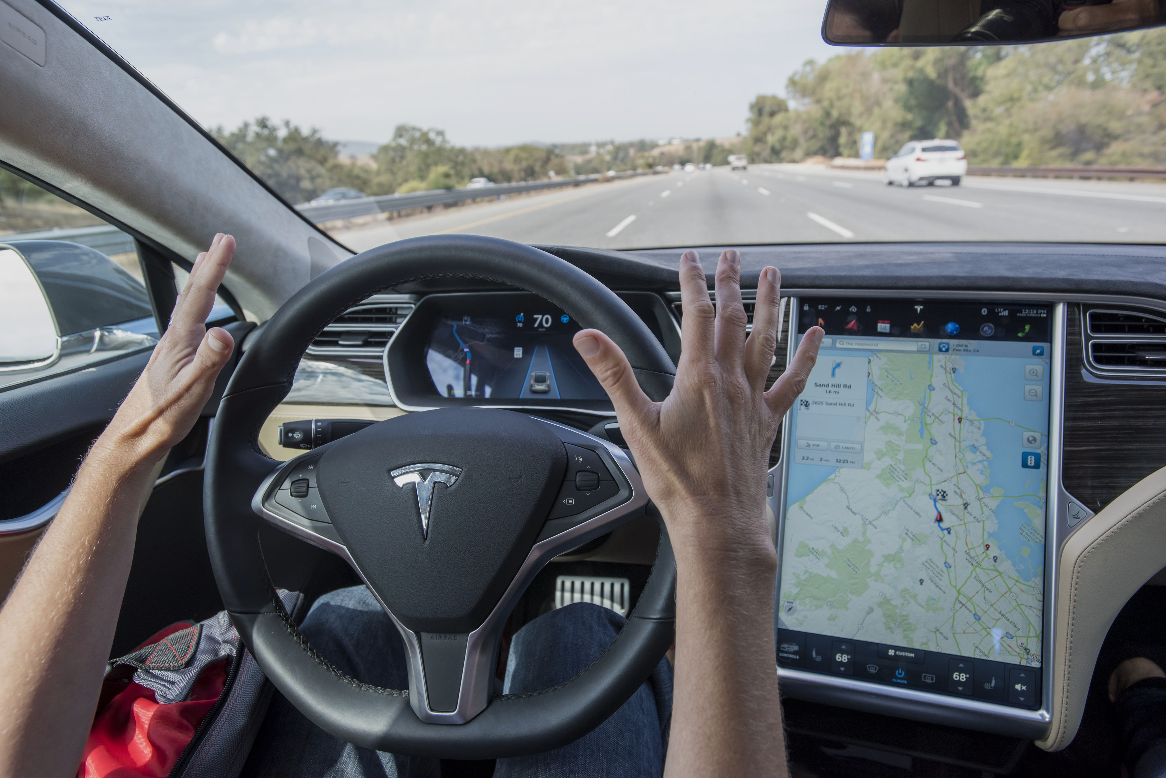 tesla self-driving