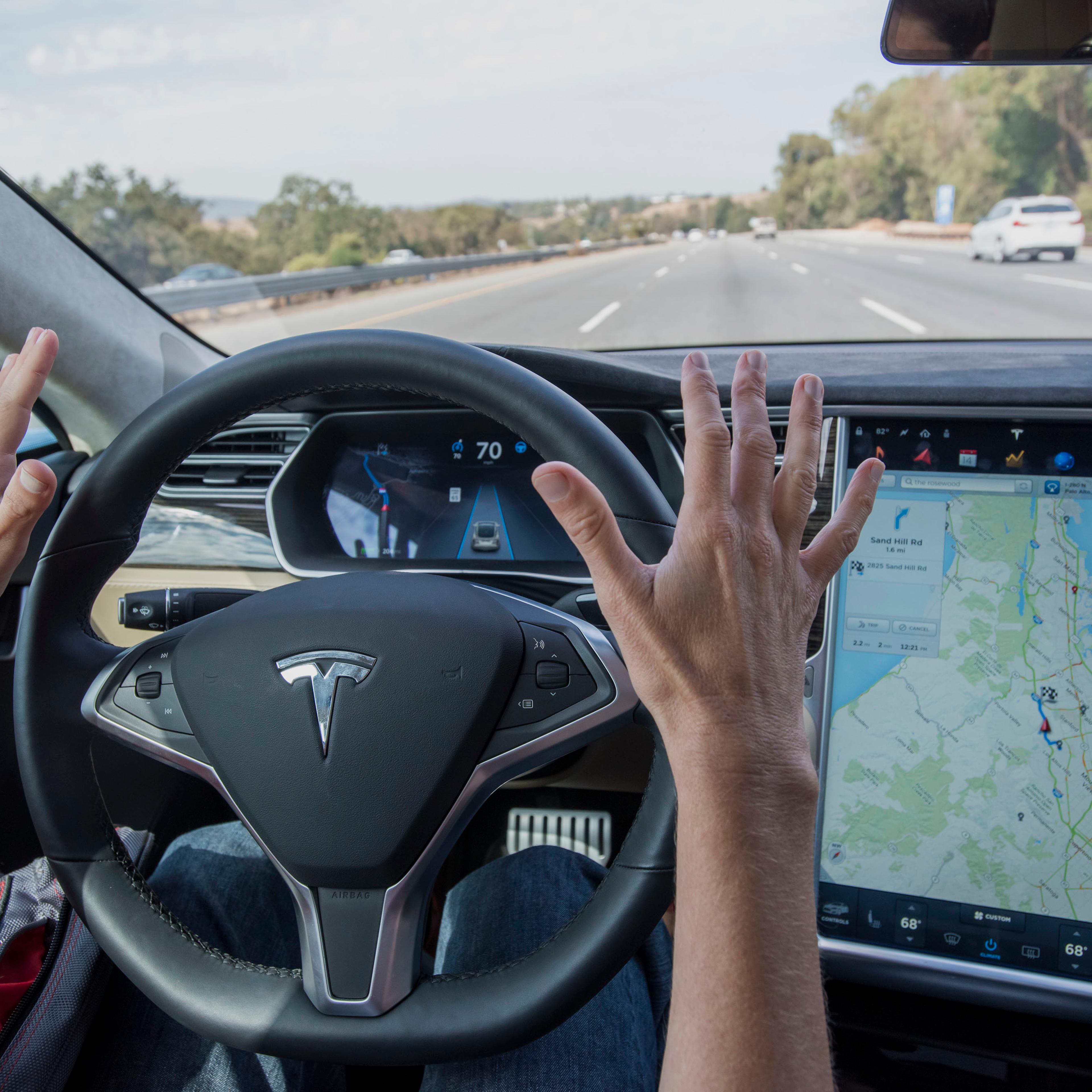tesla self-driving