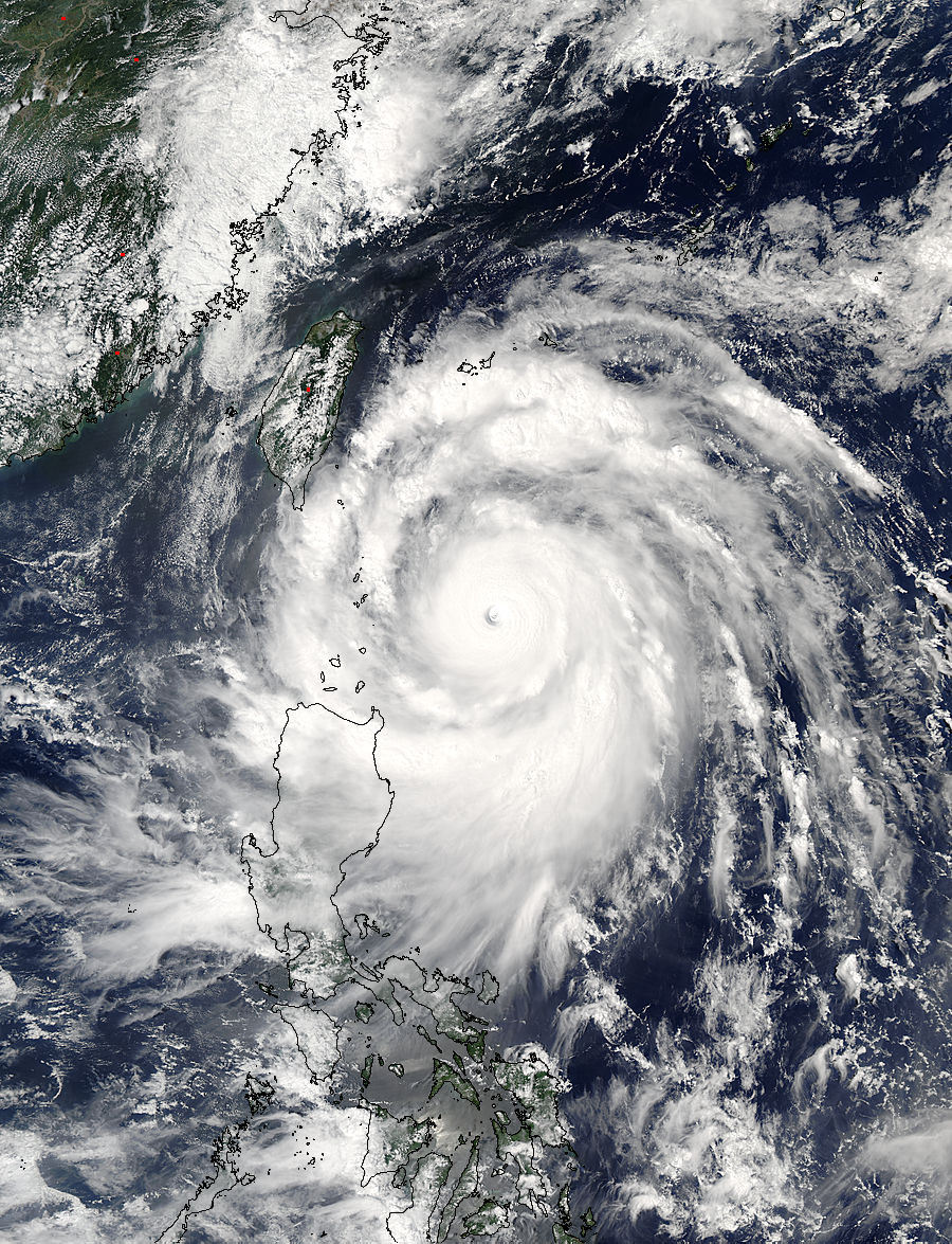 Super Typhoon Meranti approaches Taiwan