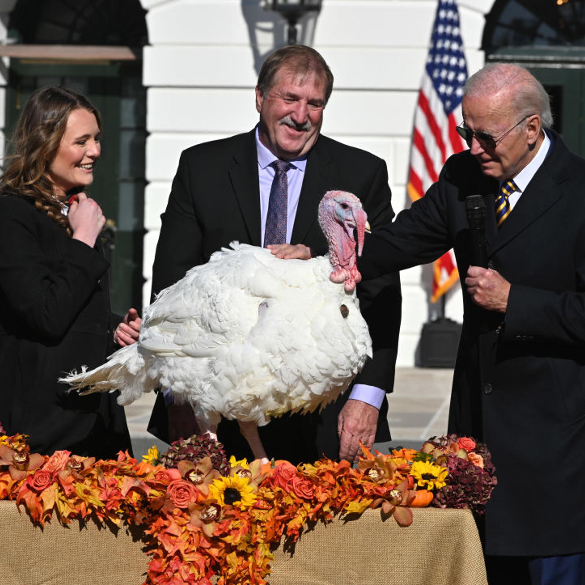 U.S. President Joe Biden Pardons Thanksgiving Turkeys