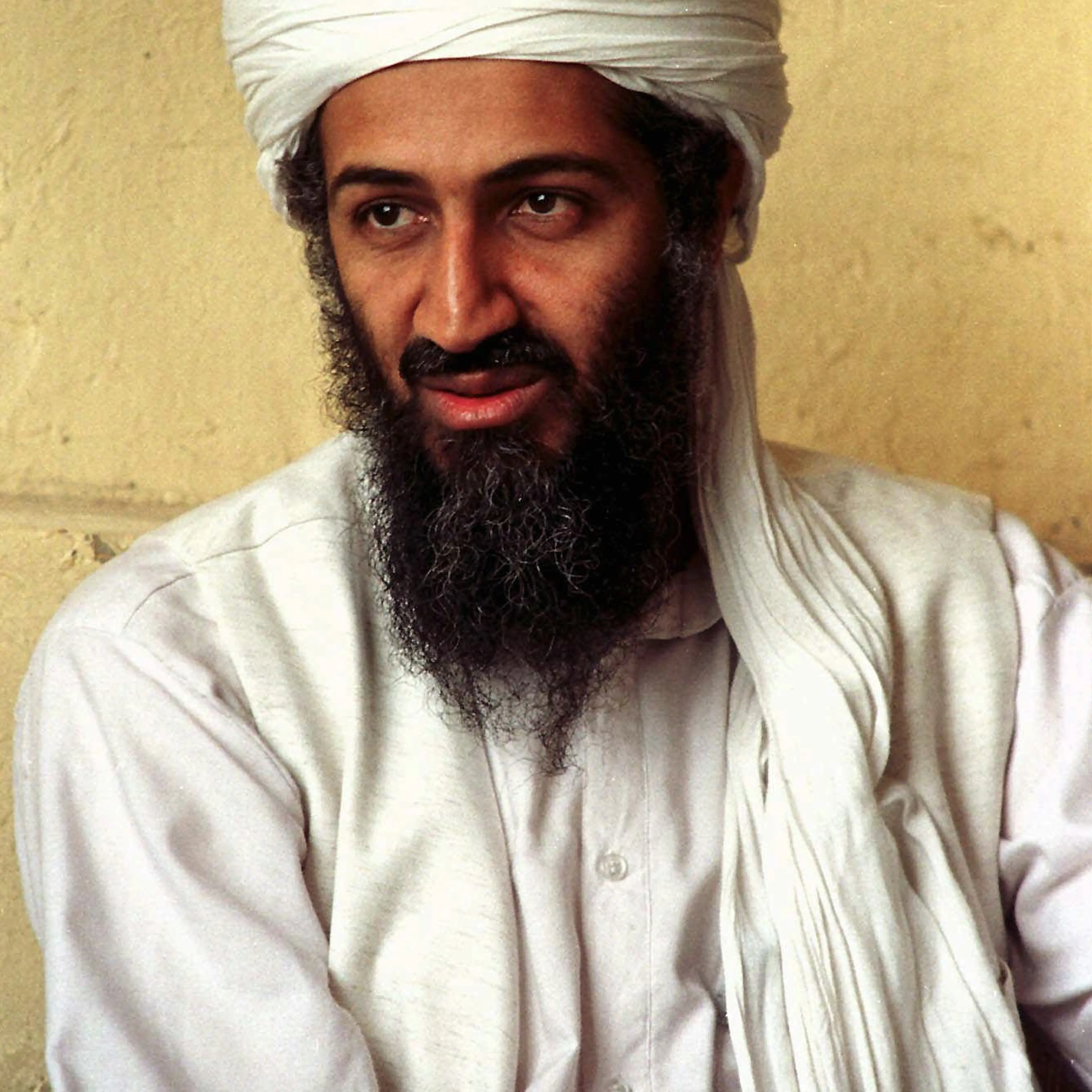 Al Qaida leader Osama bin Laden in Afghanistan in April 1998.