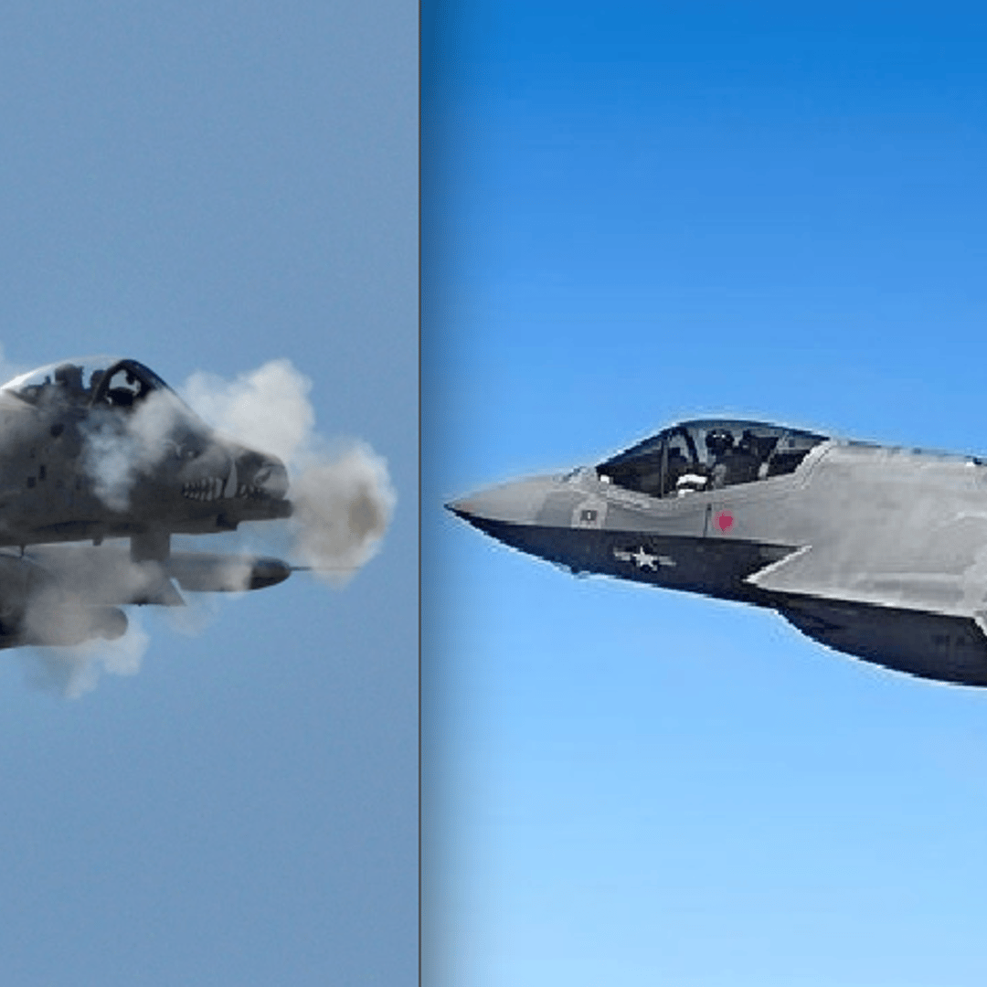 The Pentagon plans to test the A-10, left, against the F-35 in 2018.