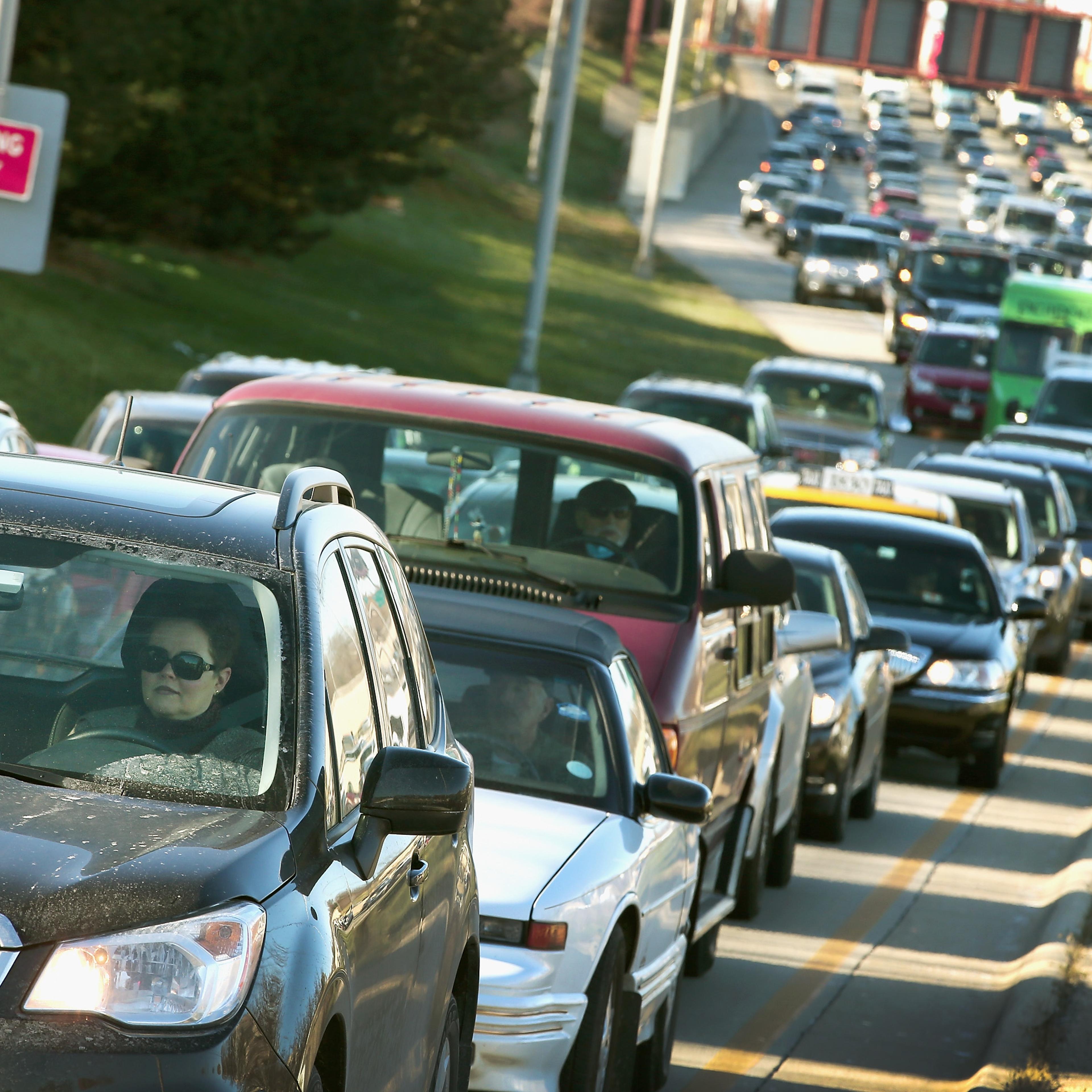 Travelers Embark On Holiday Travel Day Before Thanksgiving