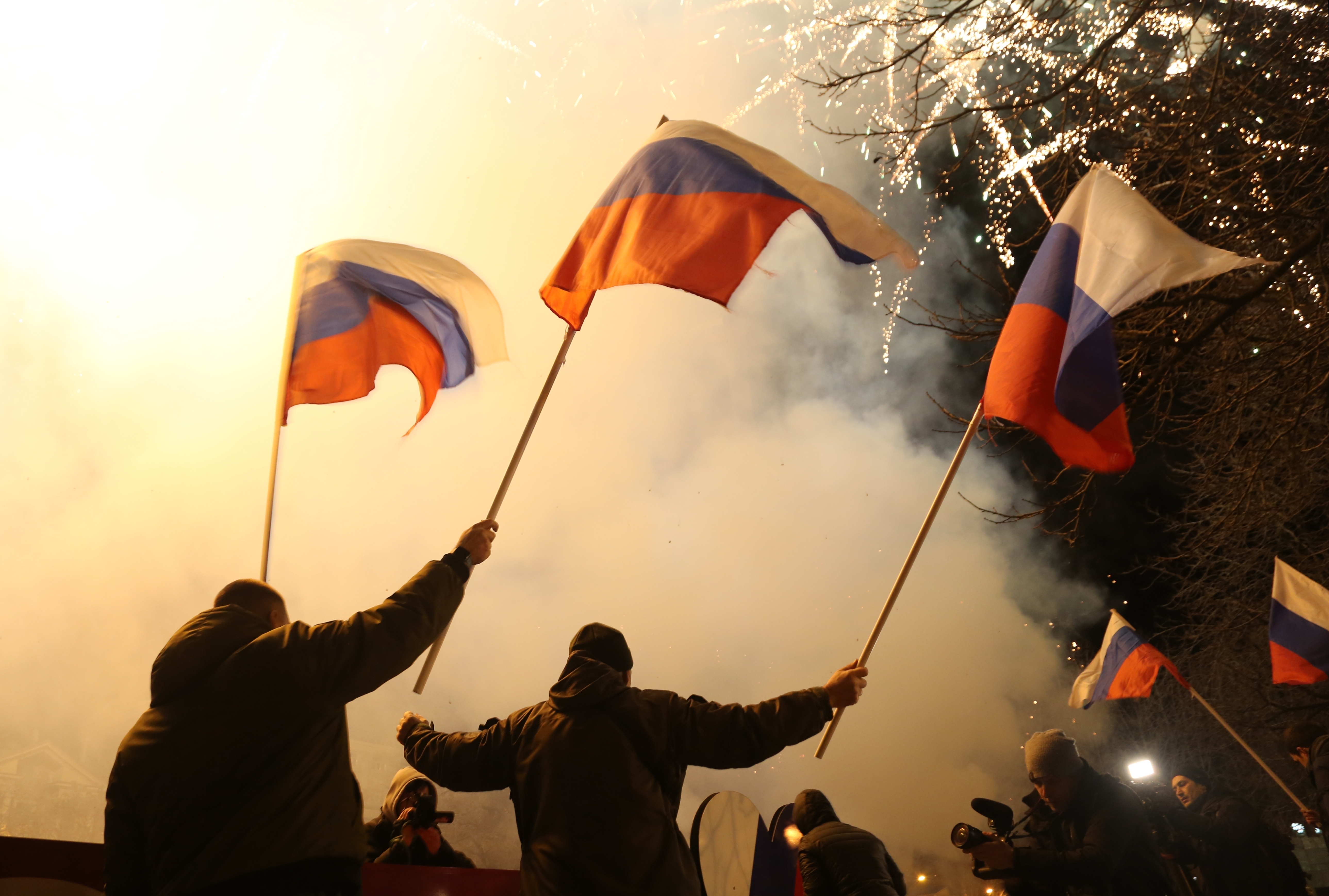 Ukraine DPR Independence Celebration
