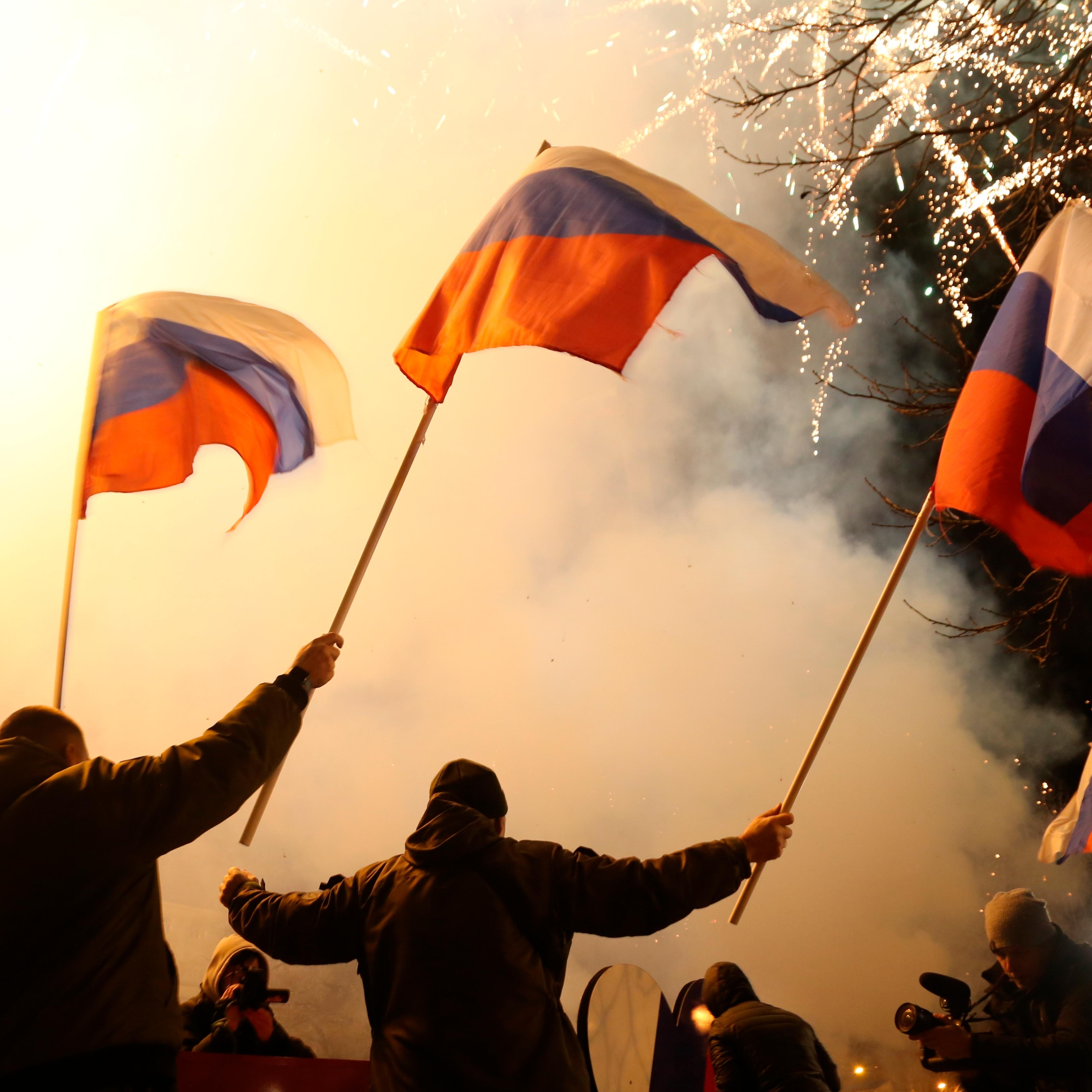 Ukraine DPR Independence Celebration