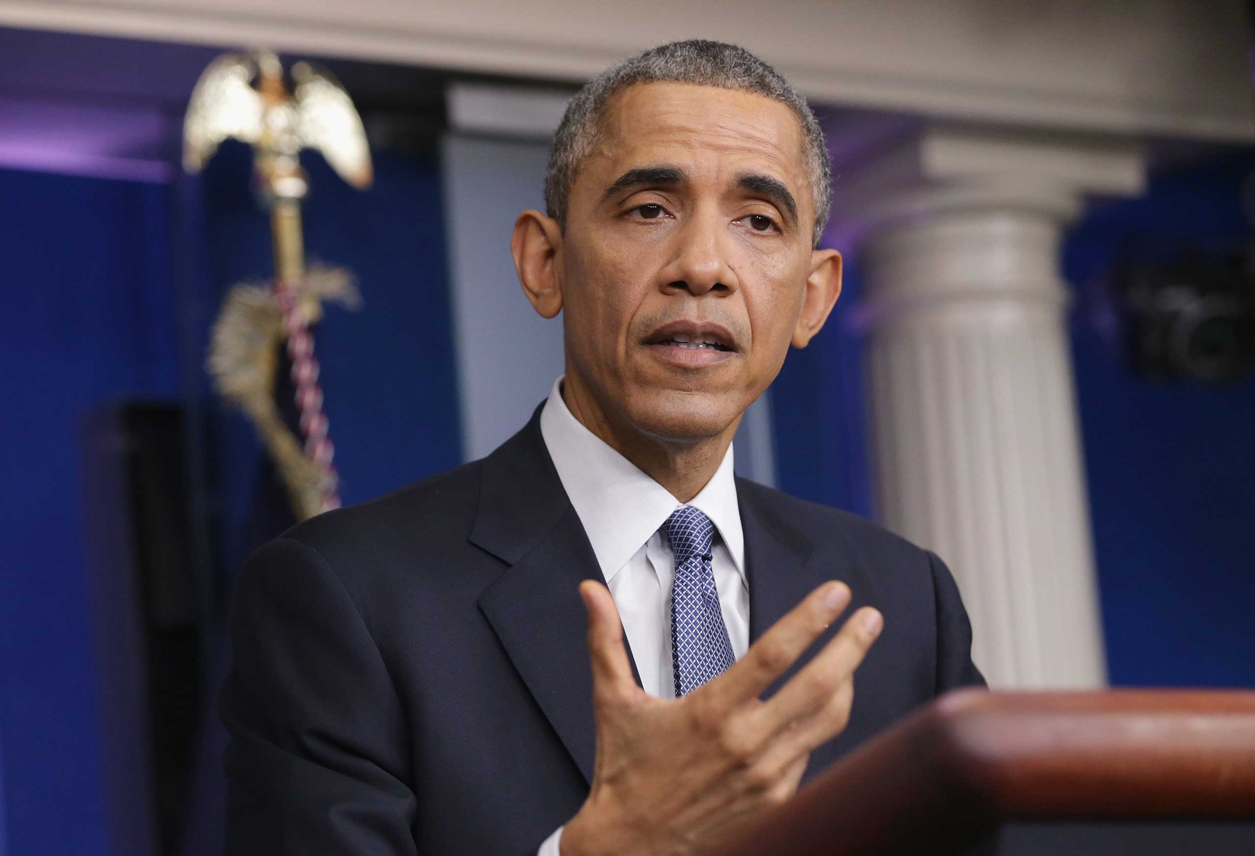 President Obama Holds End-Of-Year News Conference At The White House