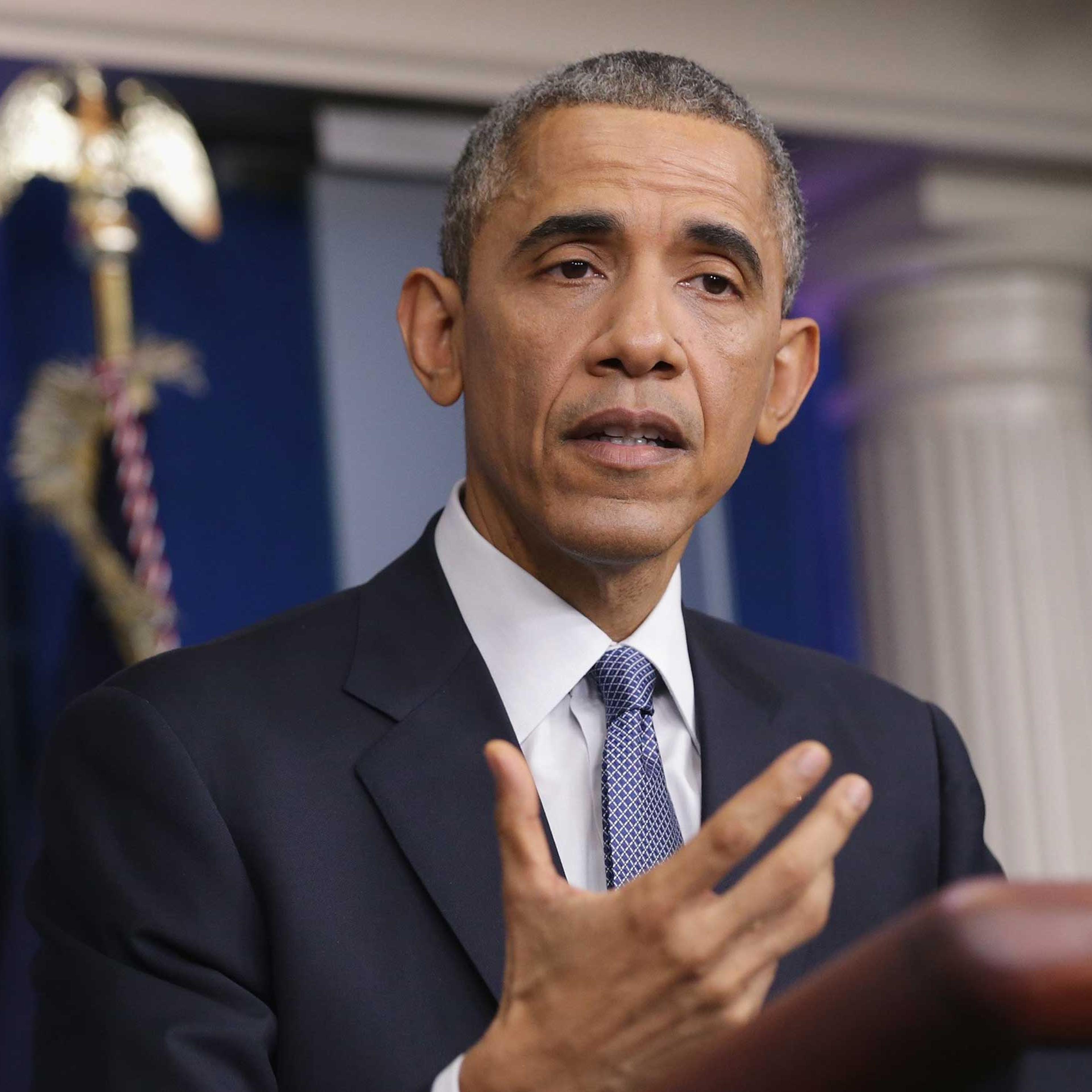 President Obama Holds End-Of-Year News Conference At The White House