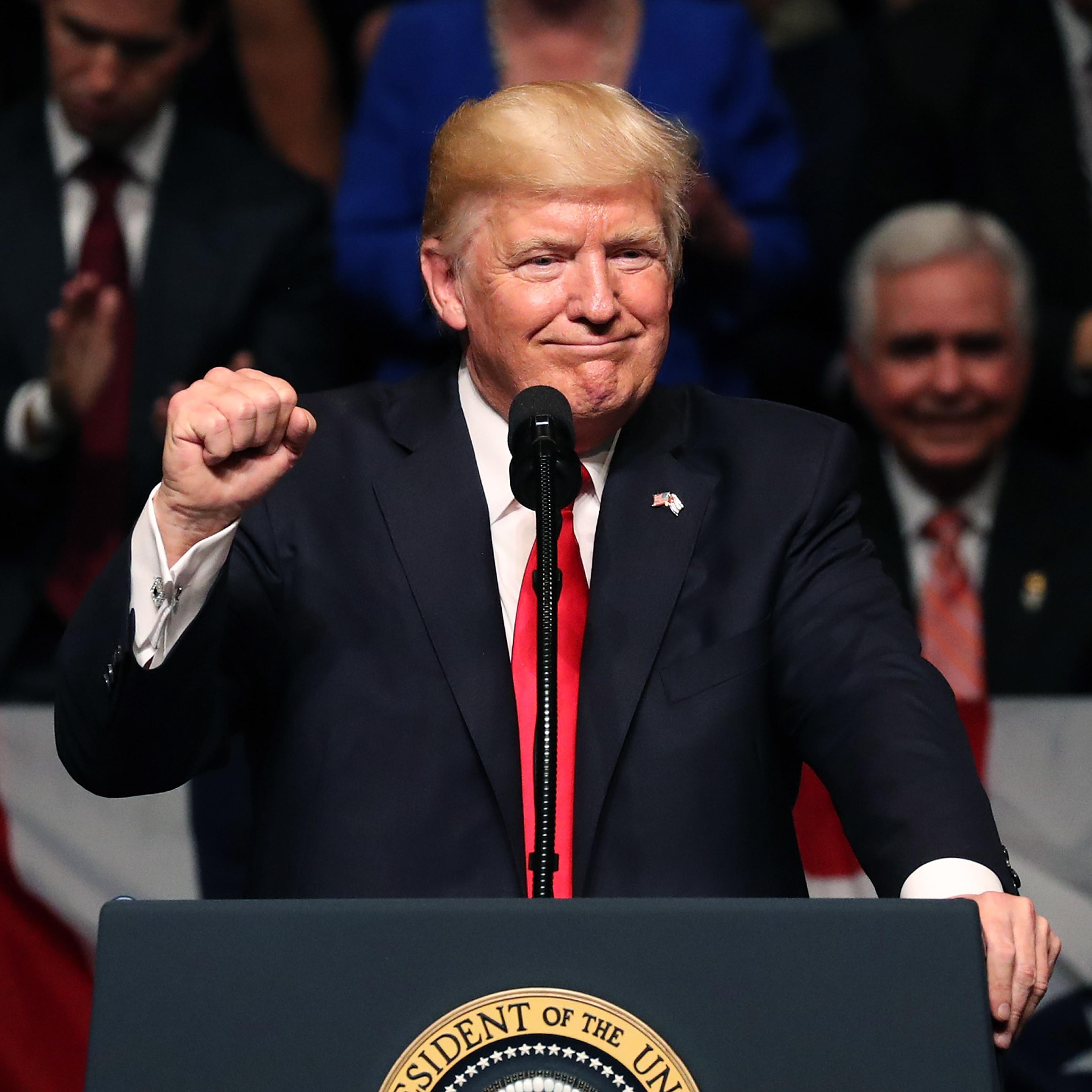 President Trump Delivers Remarks On US-Cuba Relations In Miami