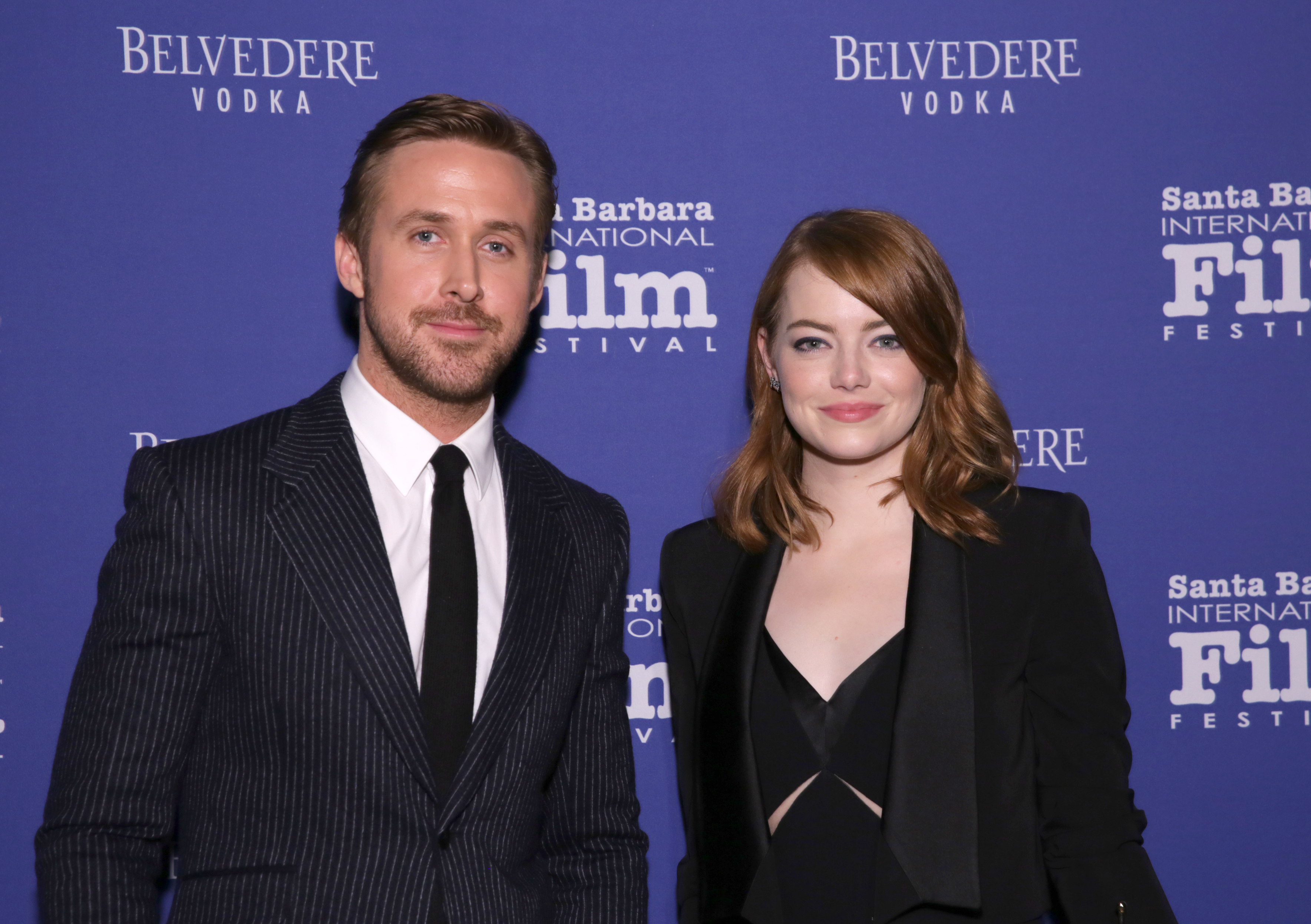 Ryan Gosling and Emma Stone at the 32nd Santa Barbara International Film Festival on February 3, 2017.