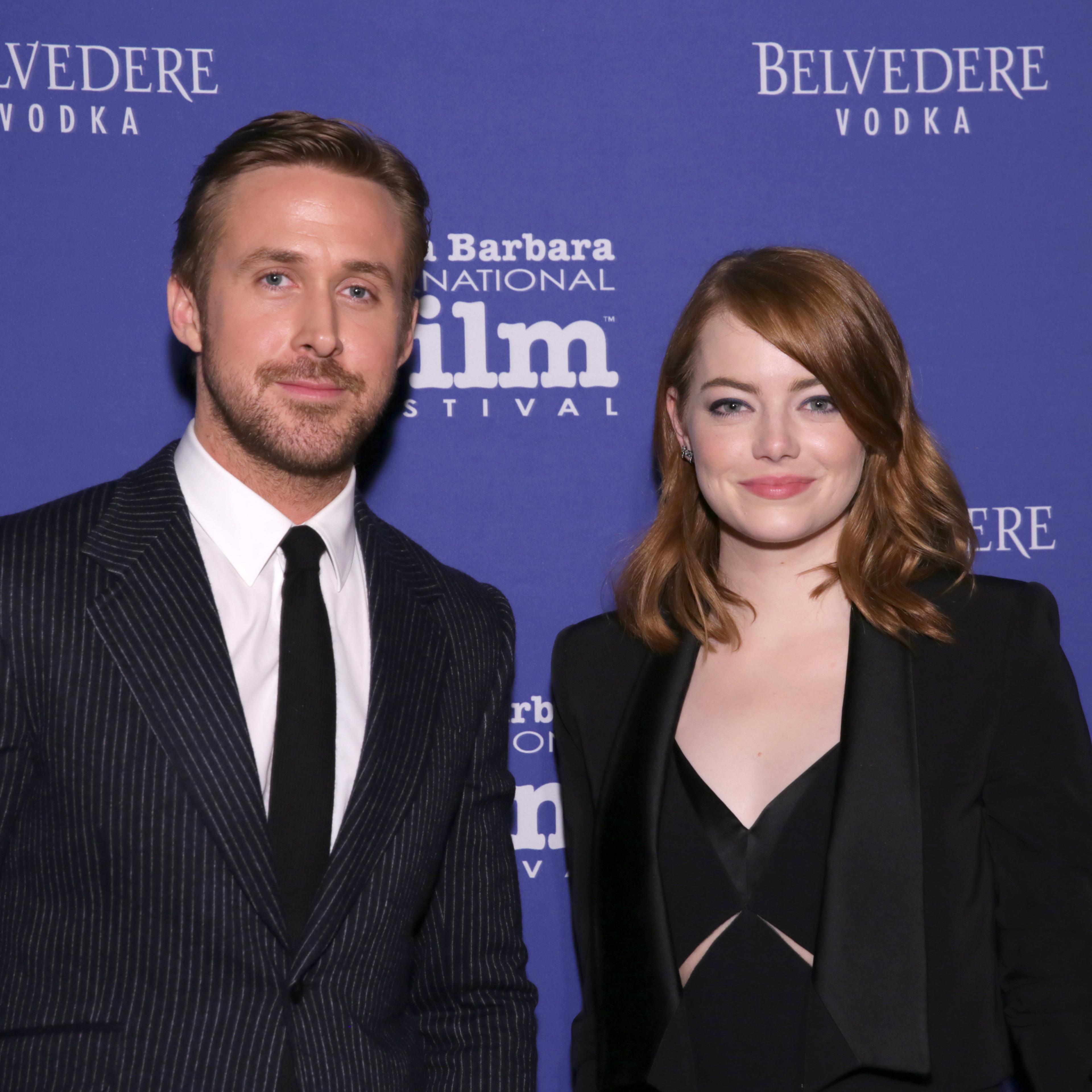 Ryan Gosling and Emma Stone at the 32nd Santa Barbara International Film Festival on February 3, 2017.