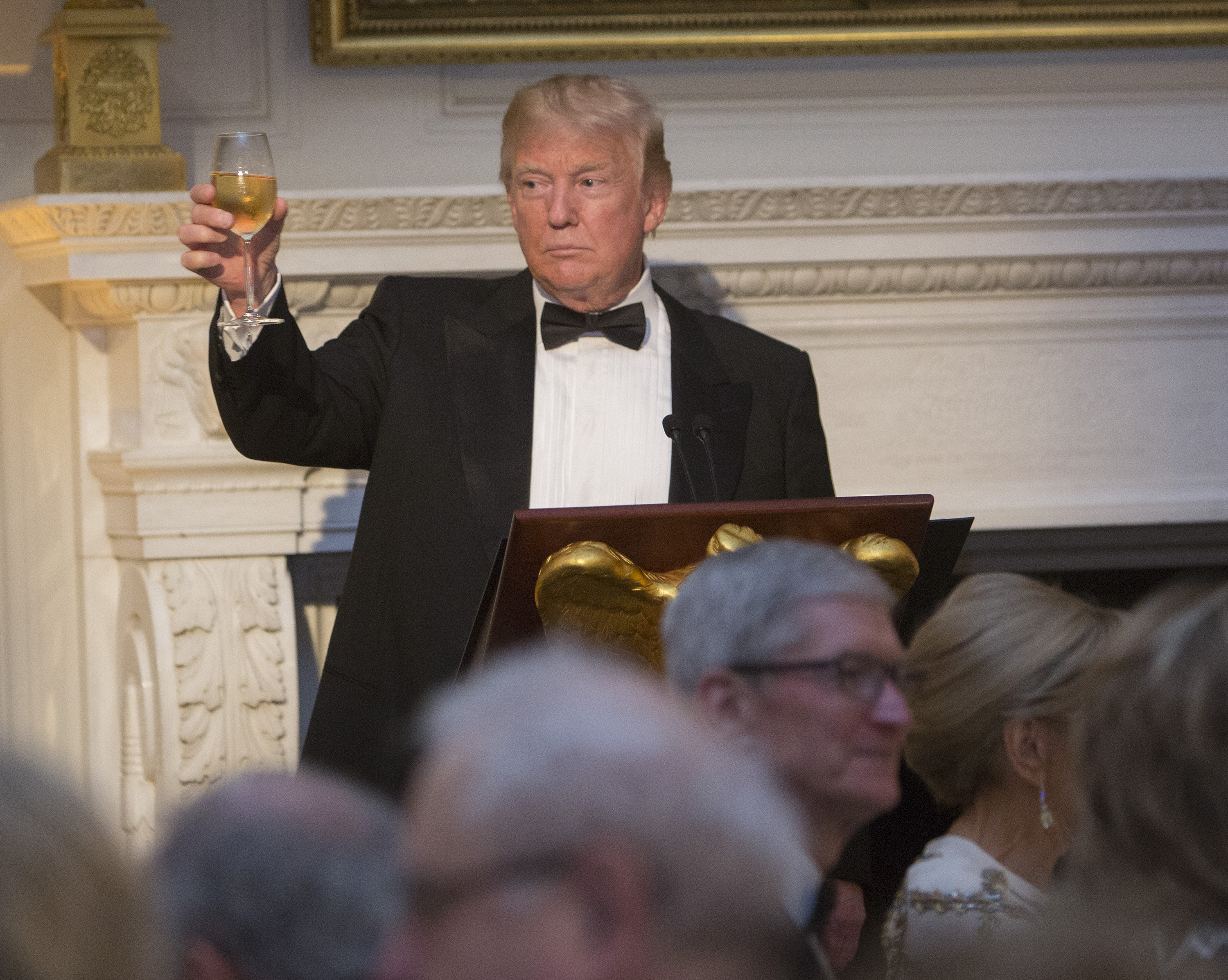 President Trump And First Lady Hosts State Dinner For French President Macron And Mrs. Macron