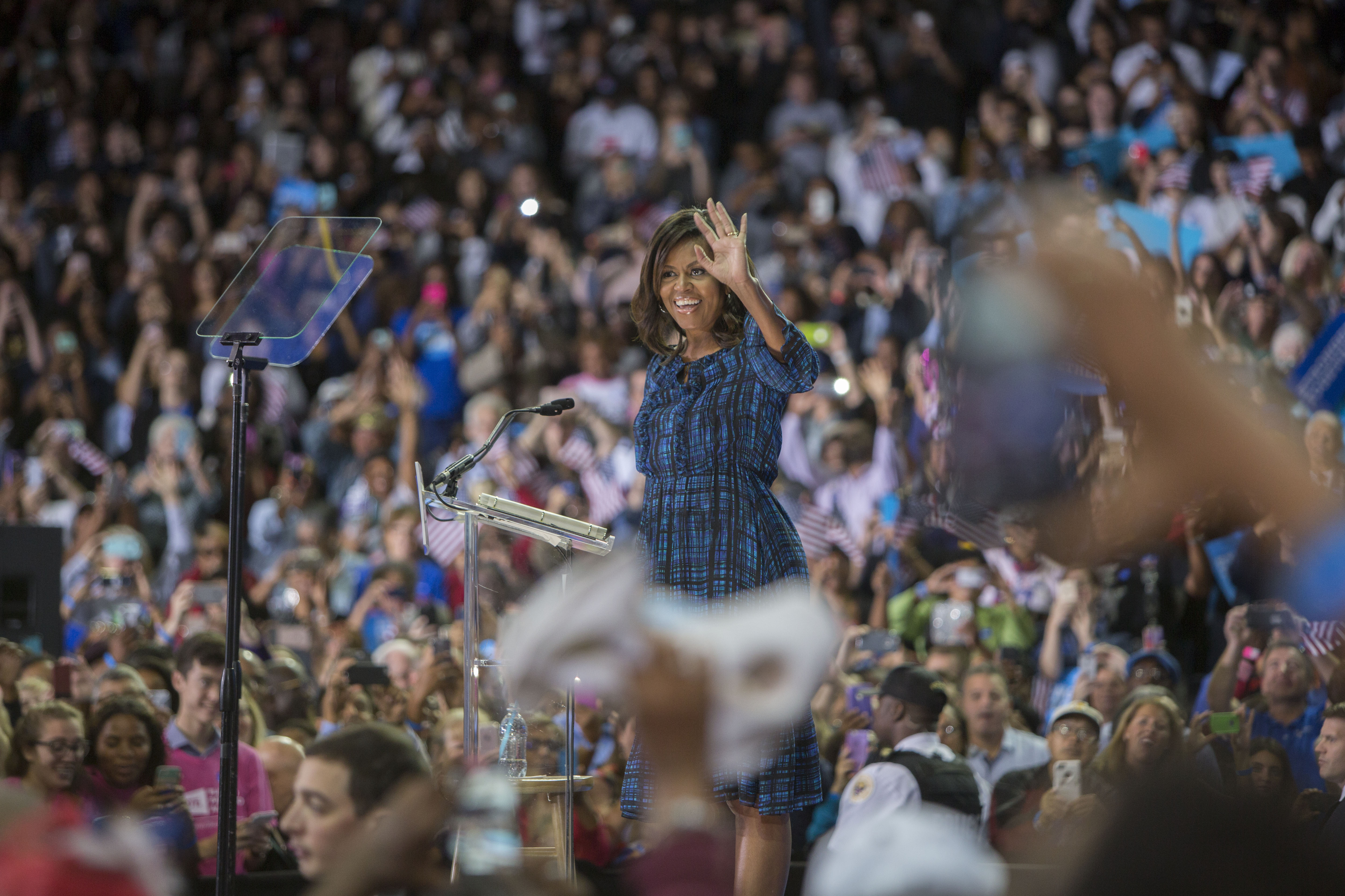 Michelle Obama Campaigns For Hillary Clinton In Philadelphia