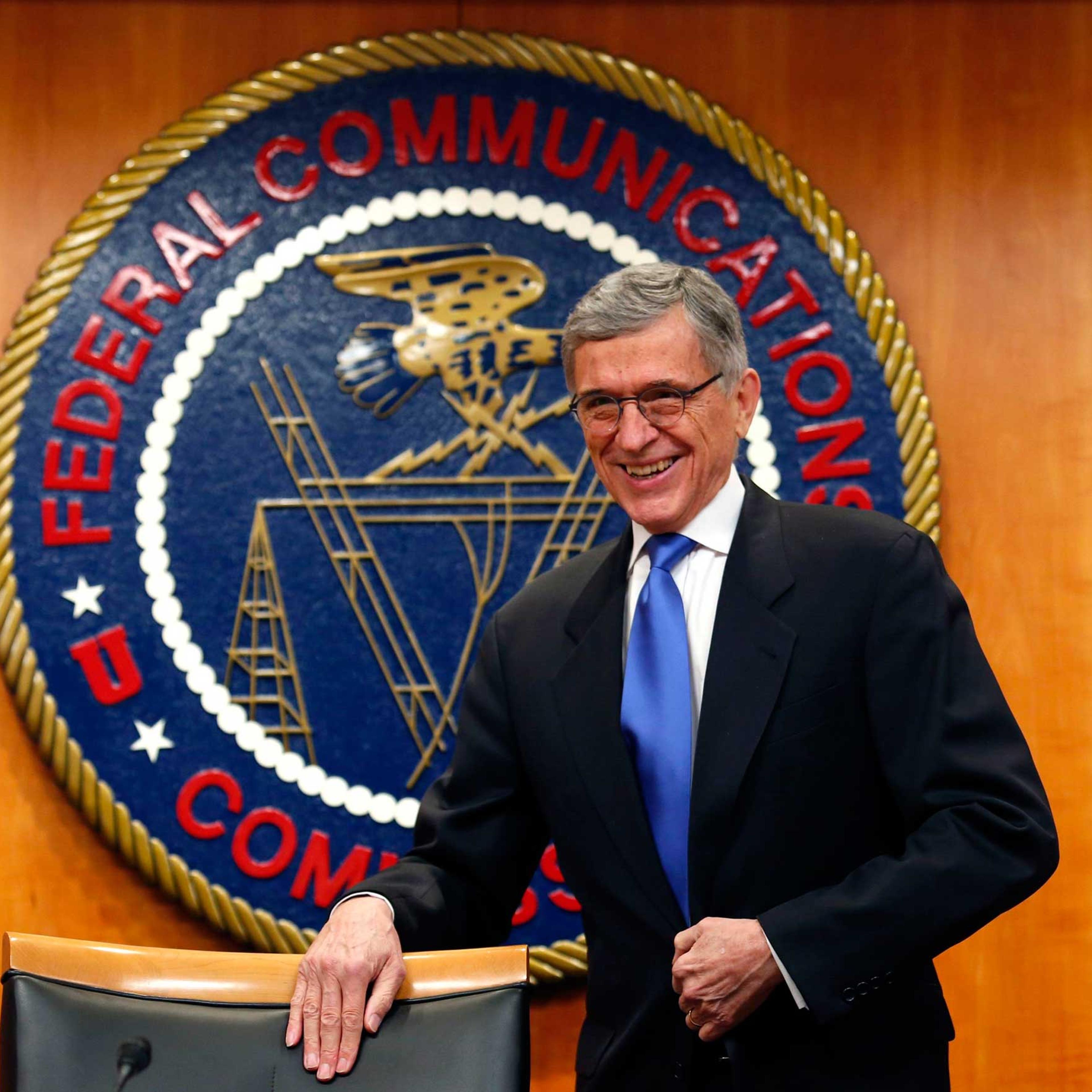 Federal Communications Commission (FCC) Chairman Tom Wheeler arrives at FCC Net Neutrality hearing in Washington