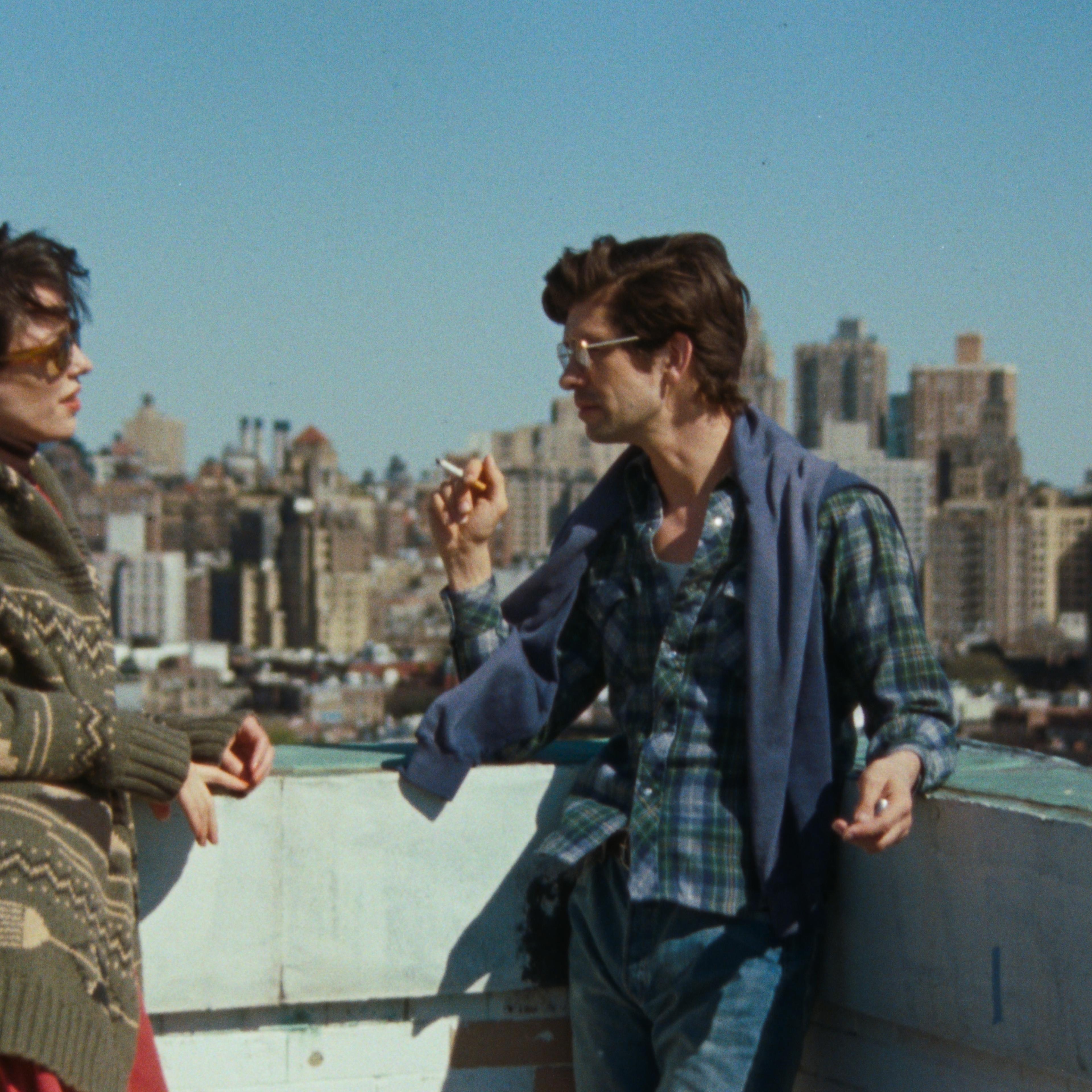 Rebecca Hall and Ben Whishaw in the 2025 film Peter Hujar's Day