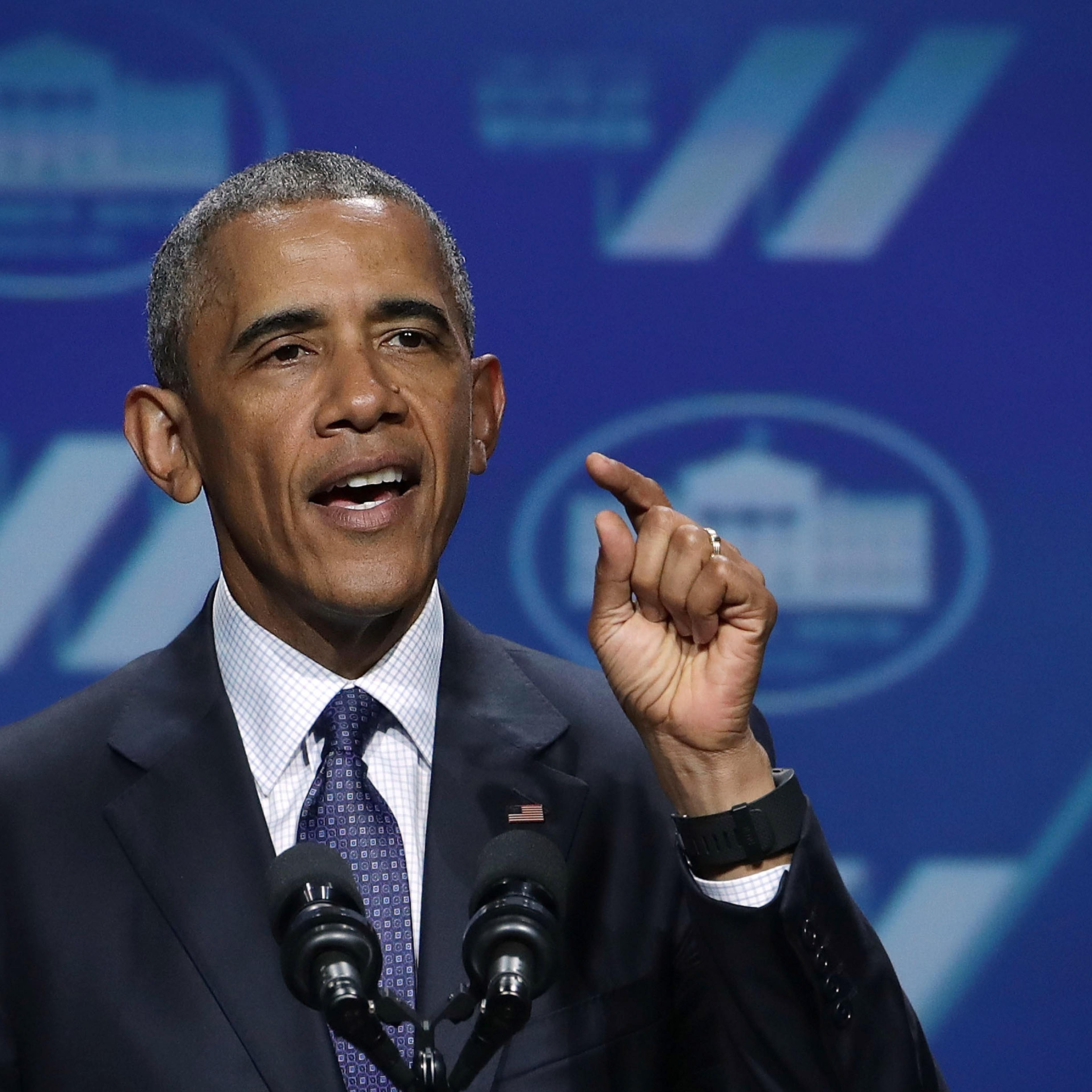 U.S. President Barack Obama speaks during the White House Summit on the United State Of Women June 14, 2016 in Washington, DC.