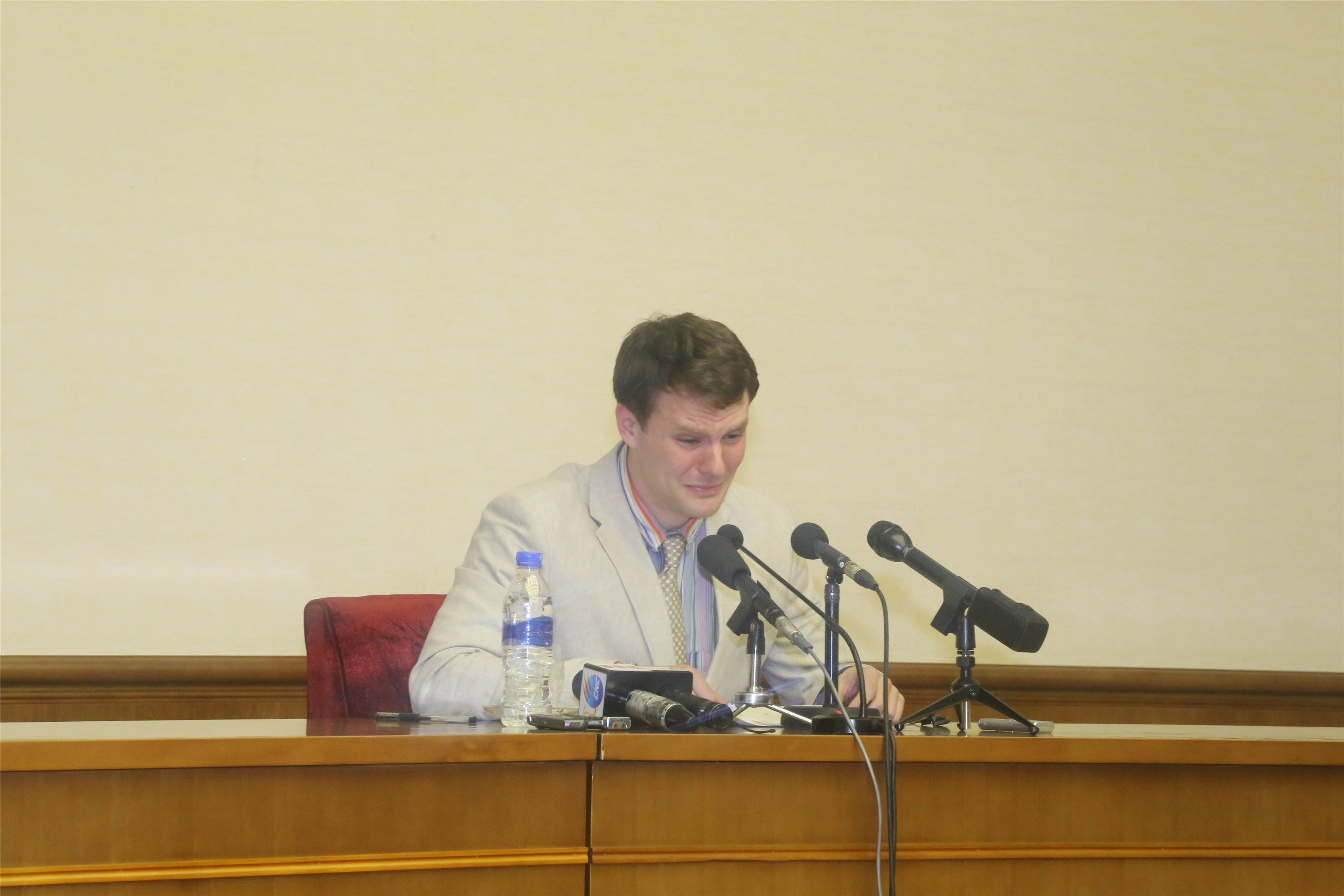 DPRK-PYONGYANG-AMERICAN STUDENT