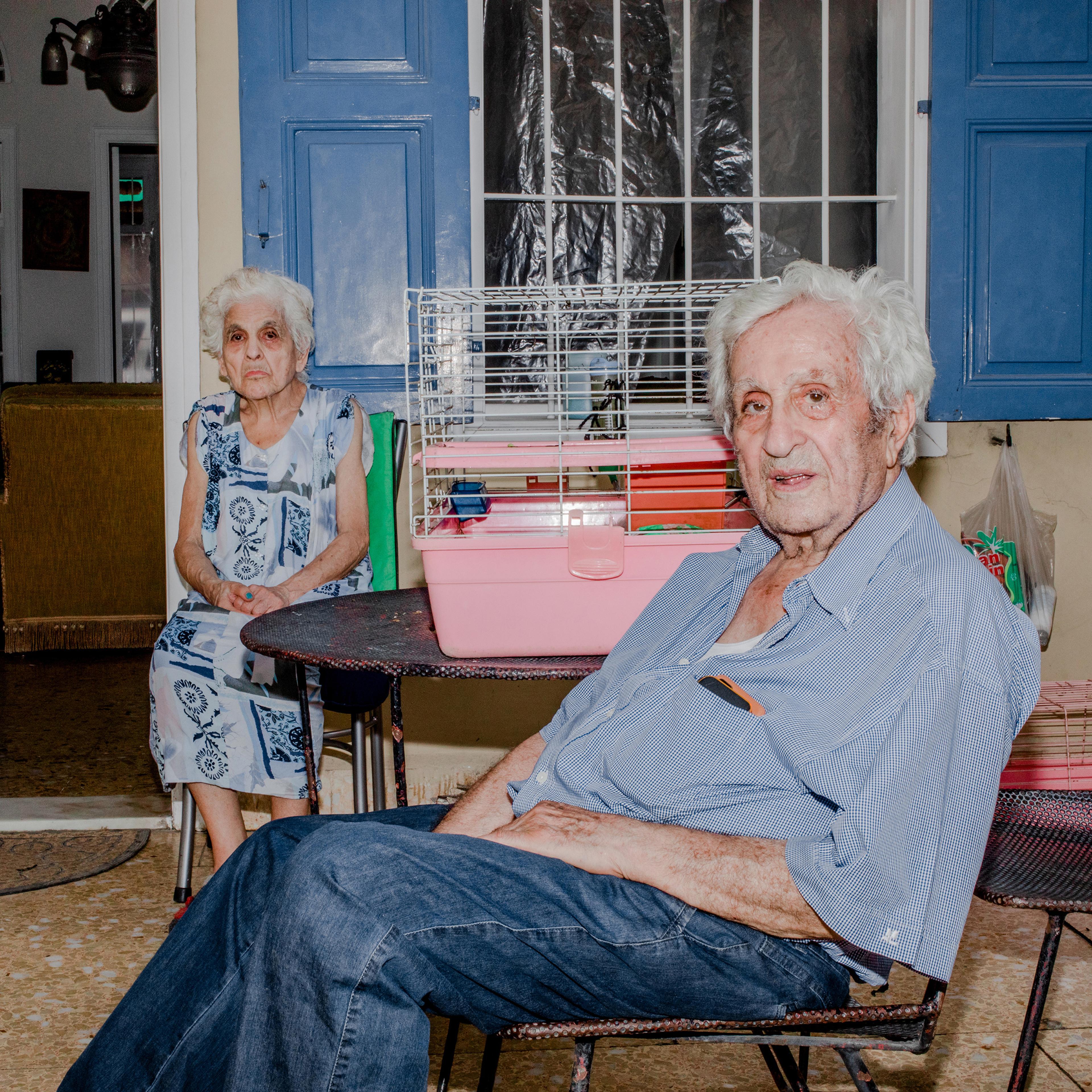 Joseph Sfeir, 88, a journalist for six decades, was born in this house in the Mar Mikhael area of Beirut. He lived through Lebanon’s 15-year civil war there, too. When the massive explosion occurred, Sfeir recalls, his reflex was to save his grandchildre