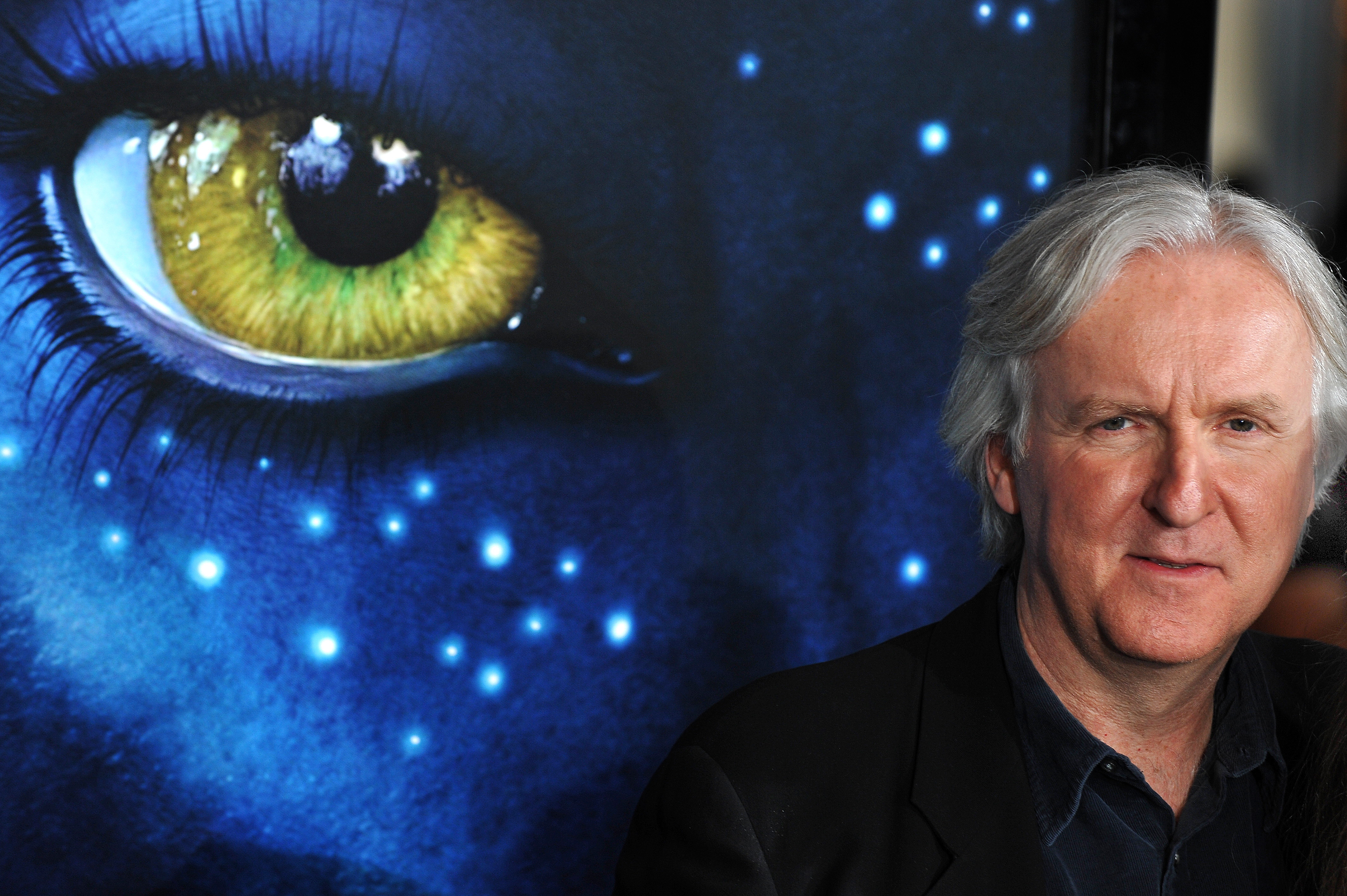Director James Cameron arrives at the pr
