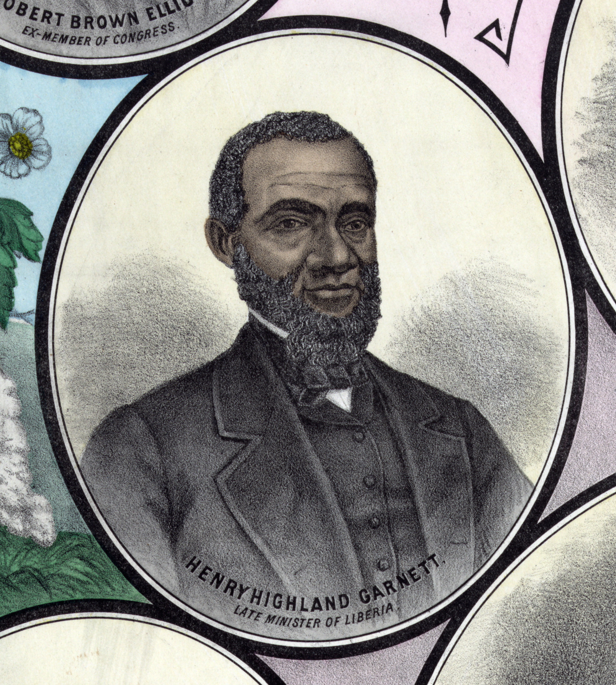Henry Highland Garnet (1815-1882). African American abolitionist.
