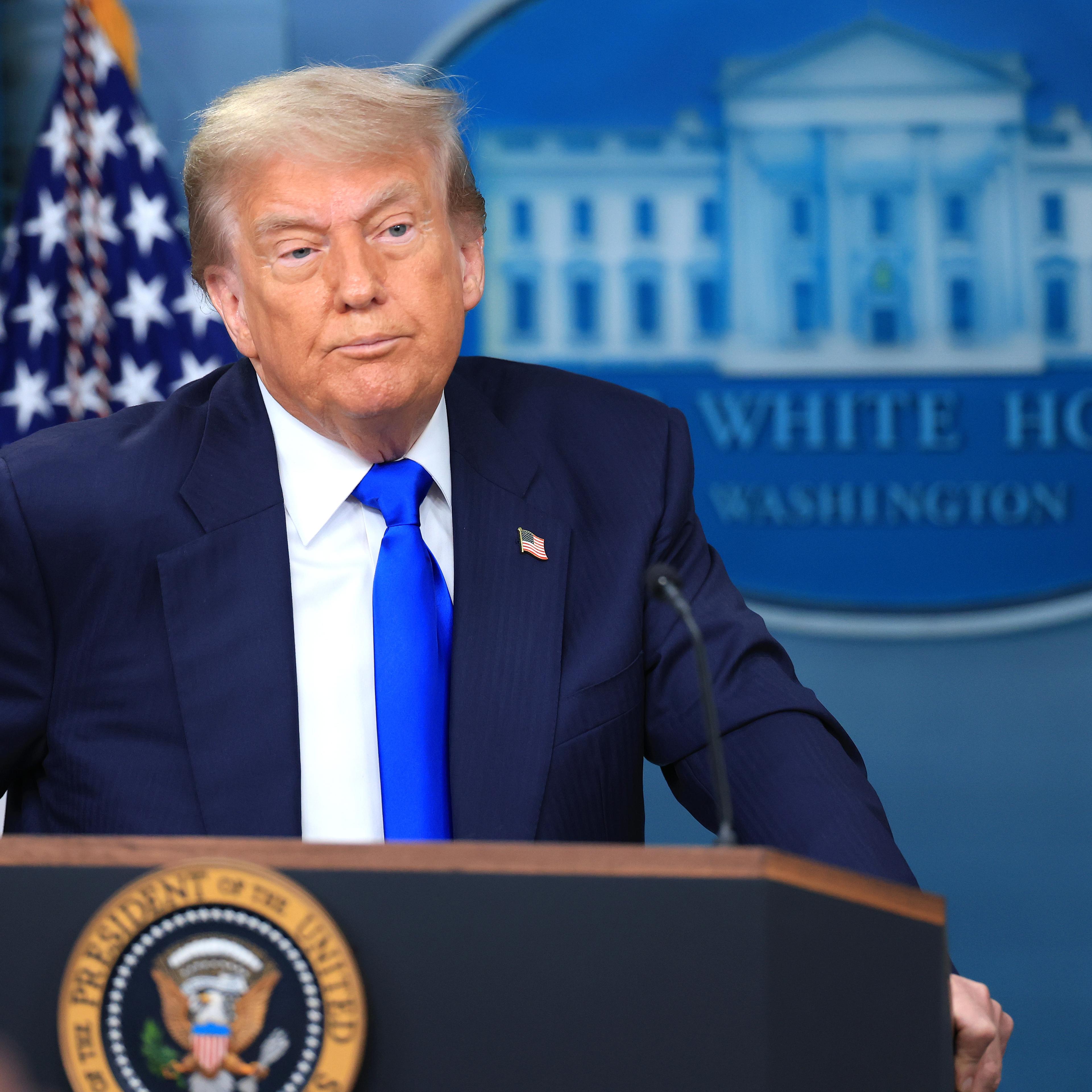 President Trump Speaks On Recent Supreme Court Rulings At The White House