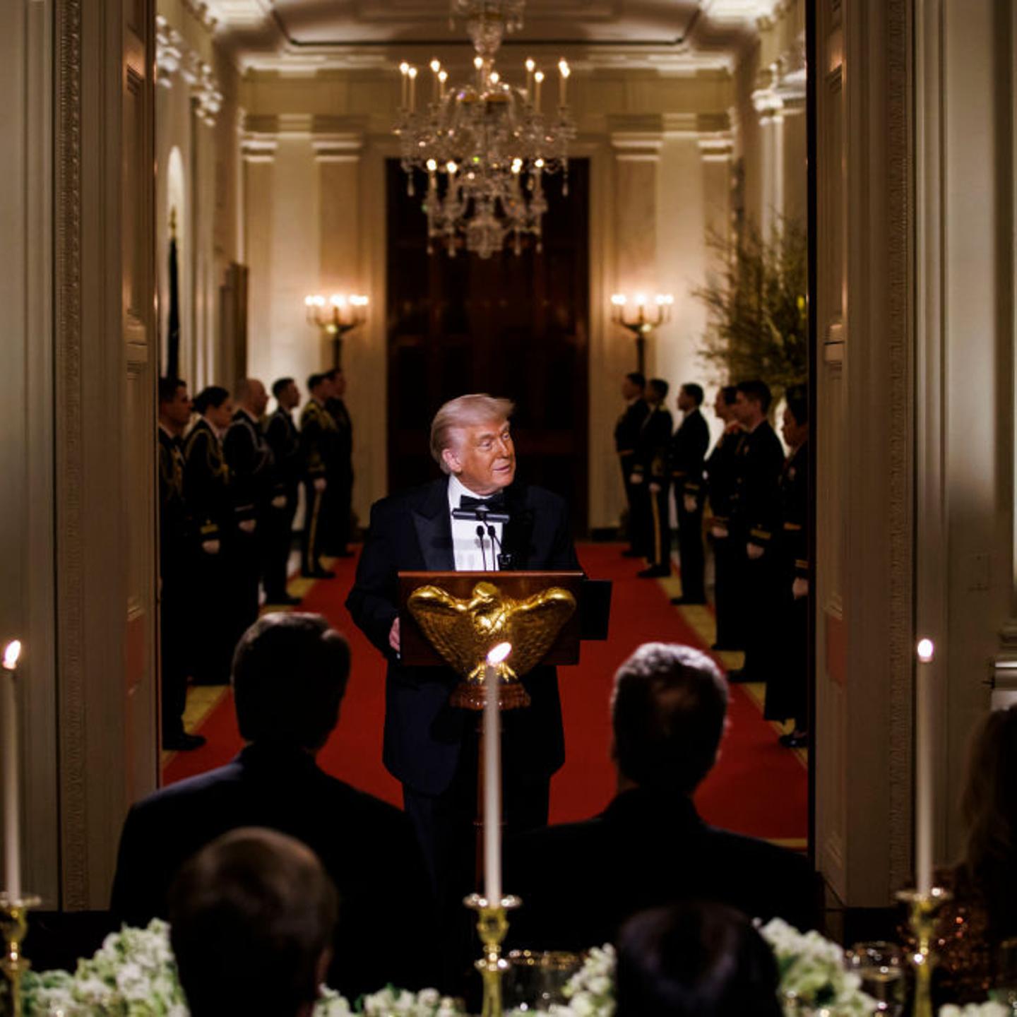 President Trump Speaks At National Governors Association Reception