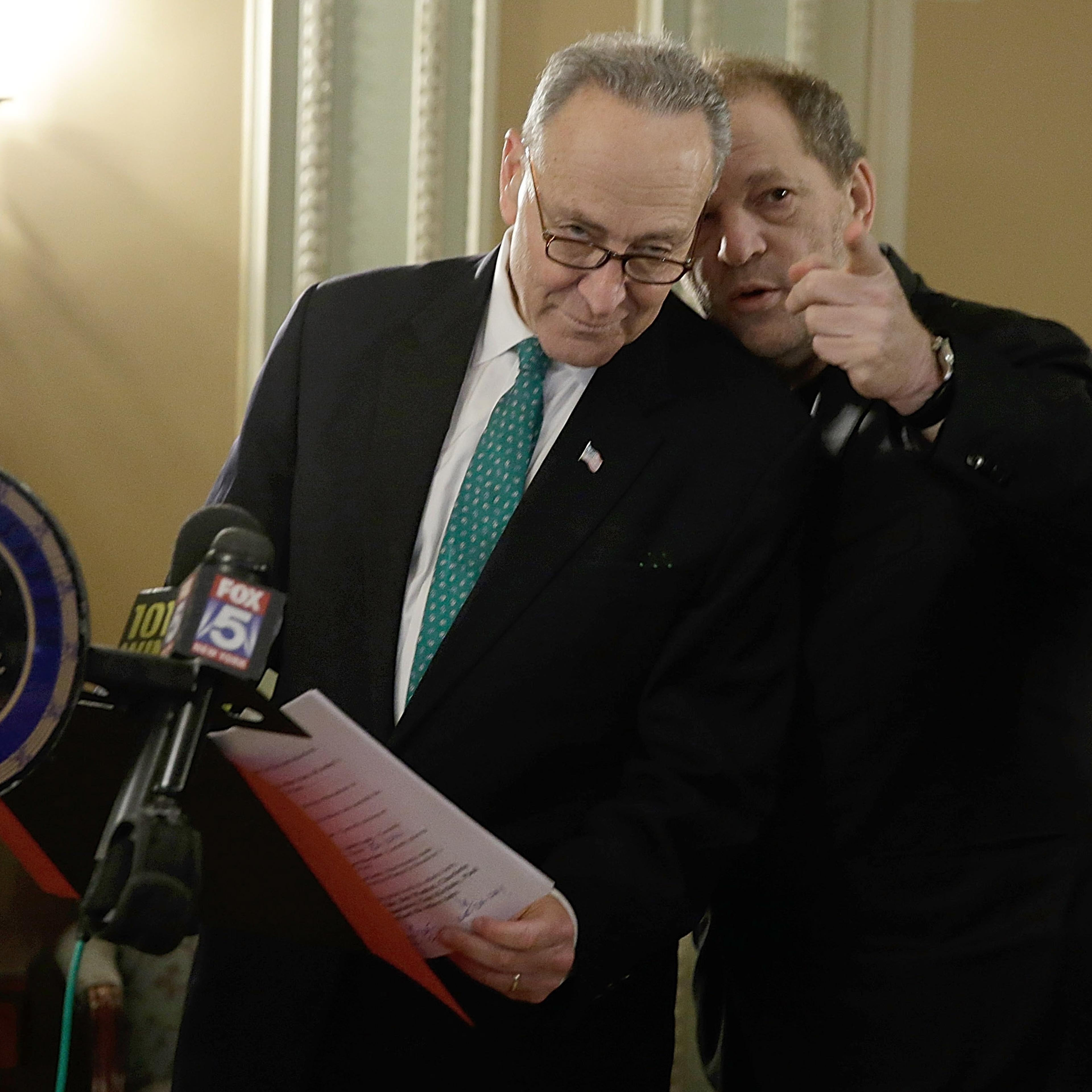 U.S. Senator Charles E. Schumer Commemorates Last Week's Change In Federal Tax Law Benefits With Broadway Stars