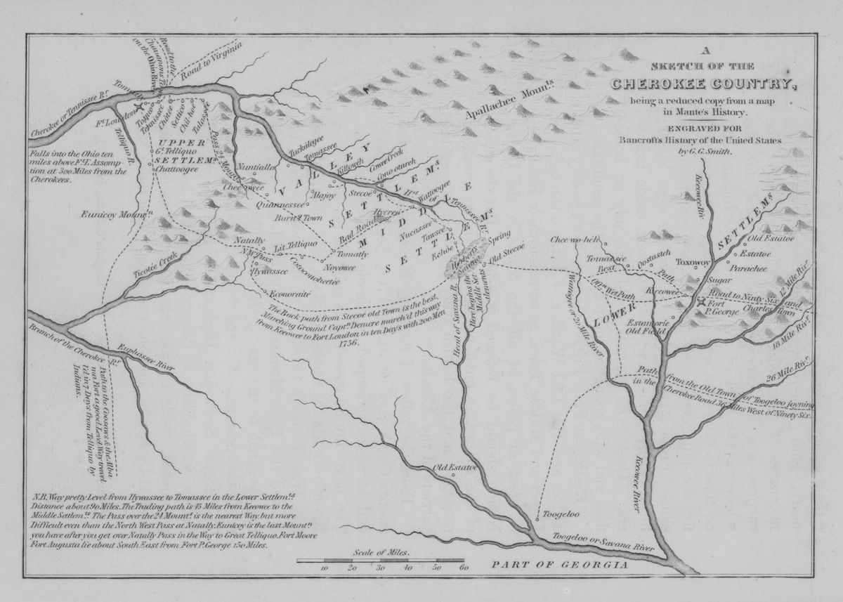 Cherokee Country Map
