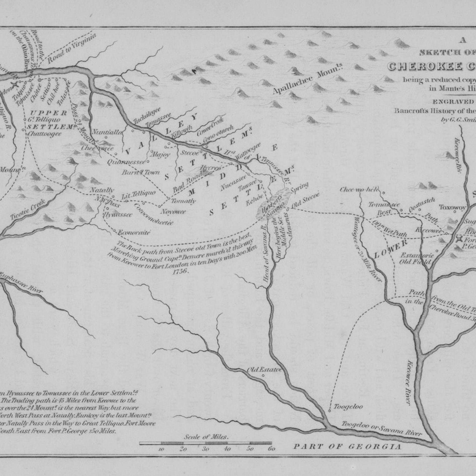 Cherokee Country Map