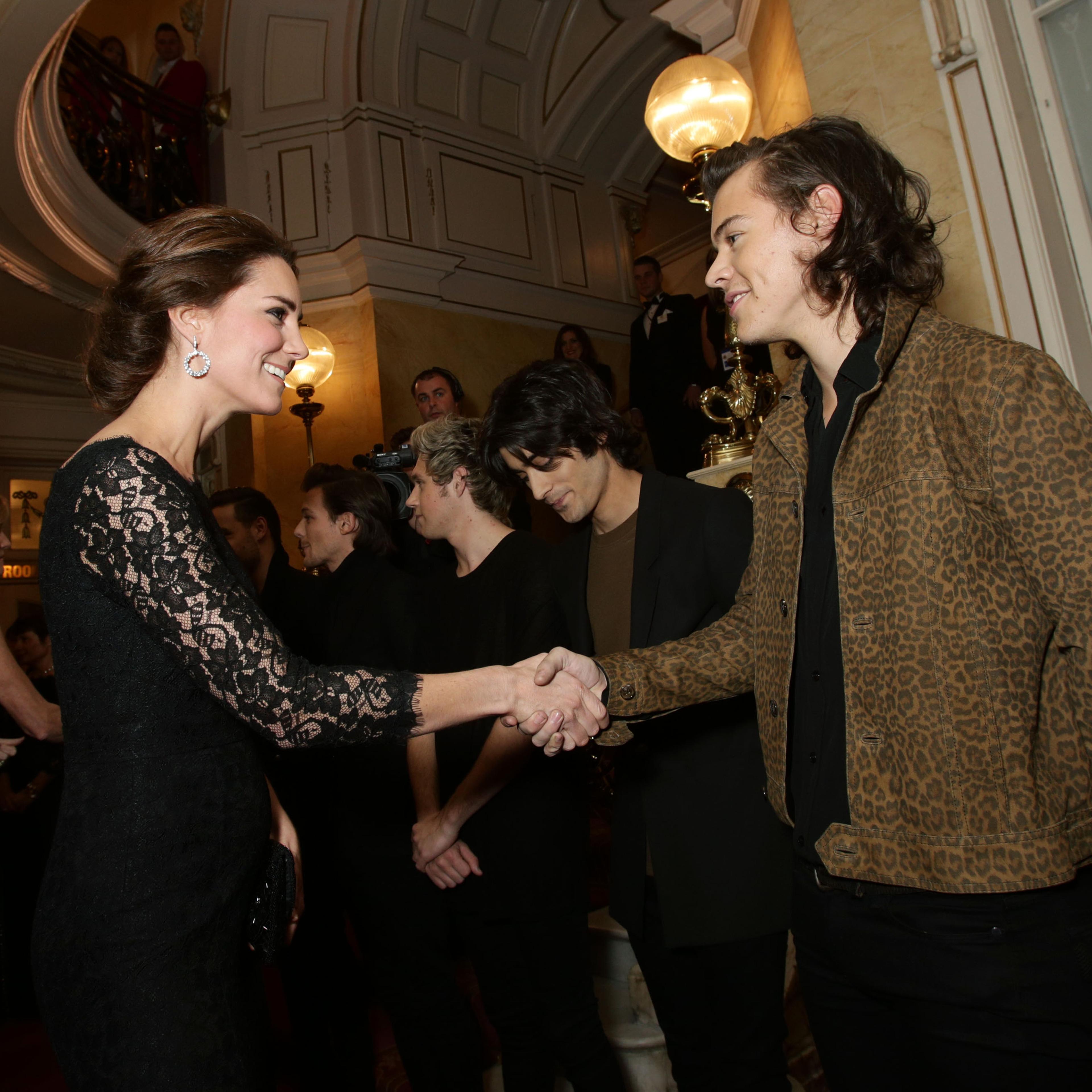 The Duke And Duchess Of Cambridge Attend The Royal Variety Performance