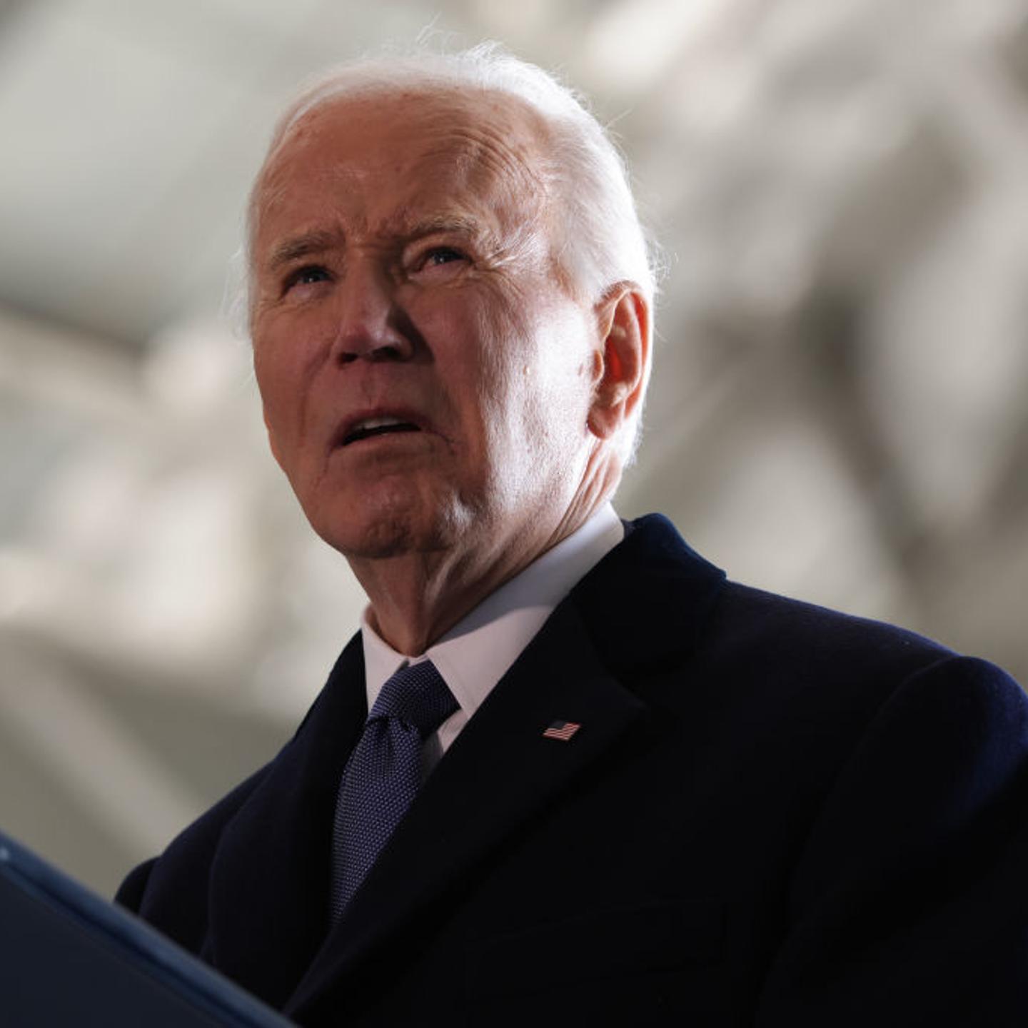 Joe Biden Delivers His First Speech As A Former President In Joint Base Andrews Sendoff Ceremony