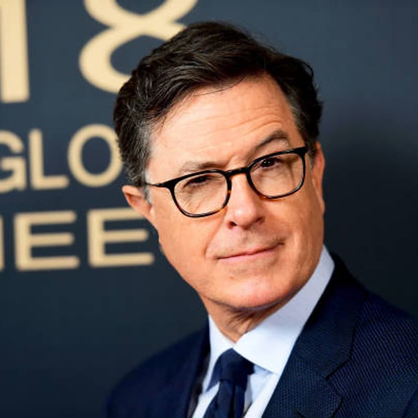 Stephen Colbert arrives for the Showtime Golden Globe Nominees Celebration at Sunset Tower on January 6, 2018 in Los Angeles, California.