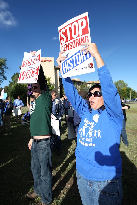 Students Protest School Board's Censorship Of History Curriculum