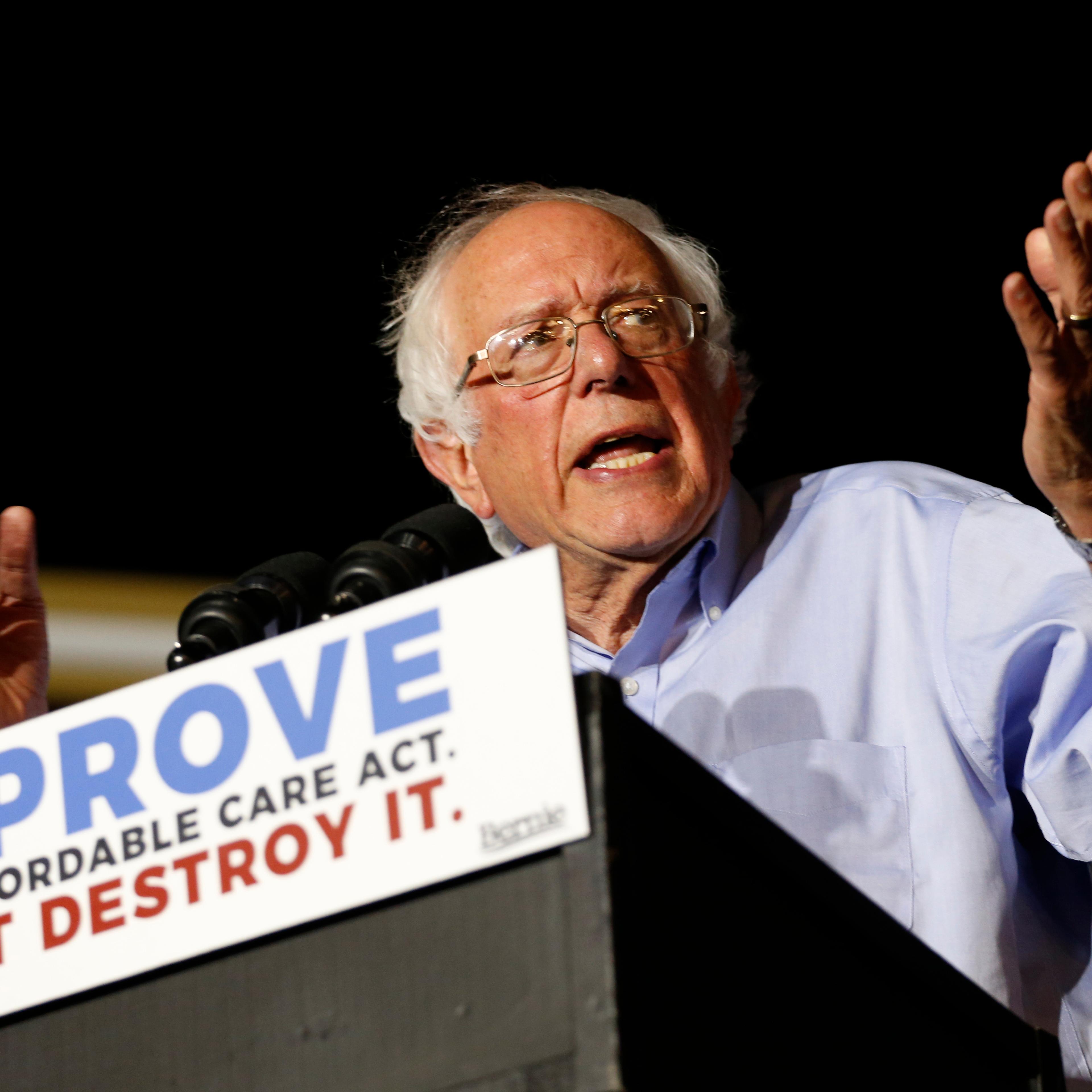 US-POLITICS-HEALTHCARE-SANDERS