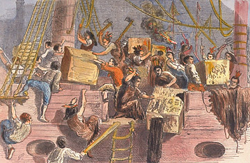 why did they dress like indians boston tea party Narragansetts (Not Mohawks) Blamed for Boston Tea Party