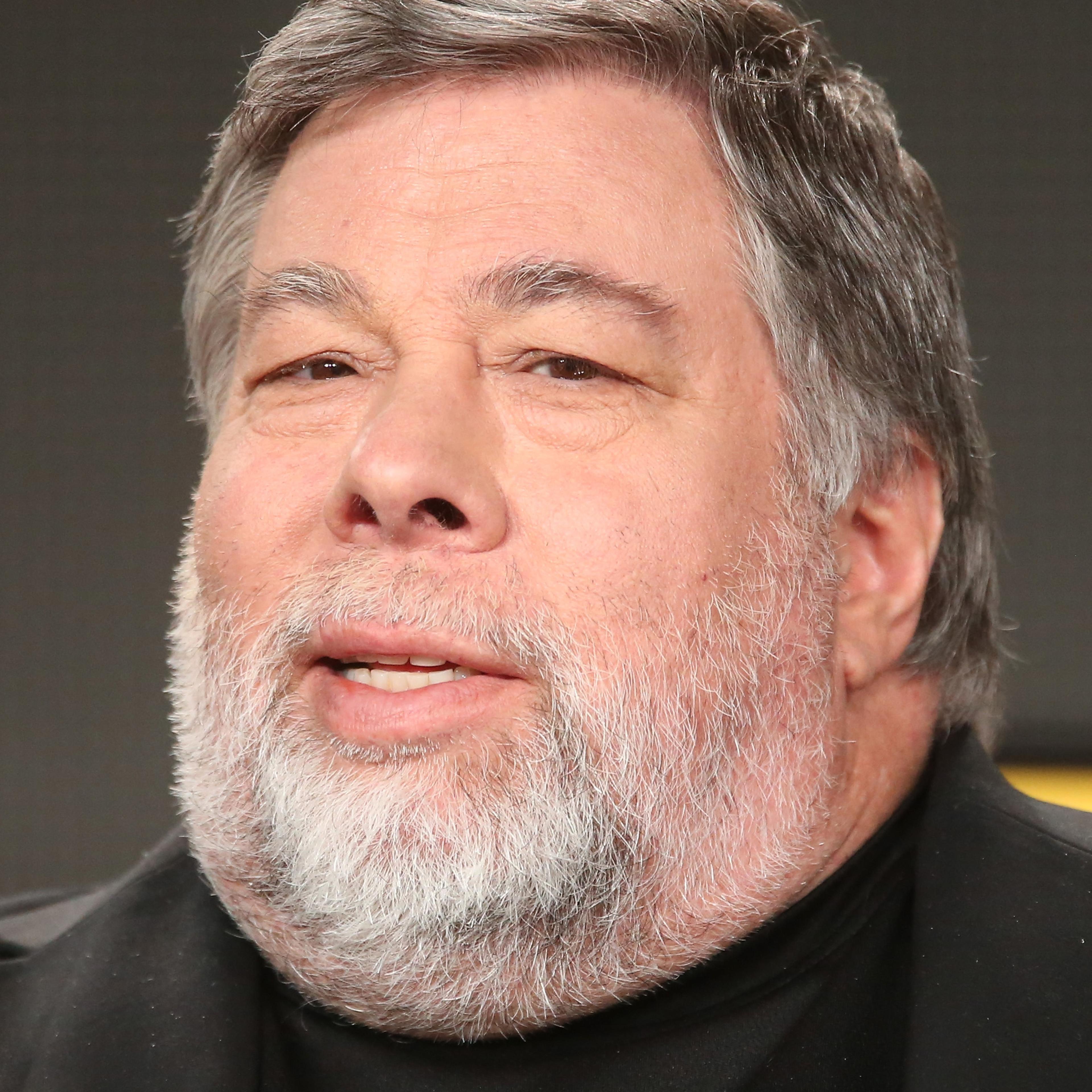 Steve Wozniak, co-founder of Apple, speaks onstage during the National Geographic Channel's 'American Genius' panel at the 2015 Winter Television Critics Association press tour at the Langham Huntington Hotel & Spa on Jan. 7, 2015 in Pasadena, California