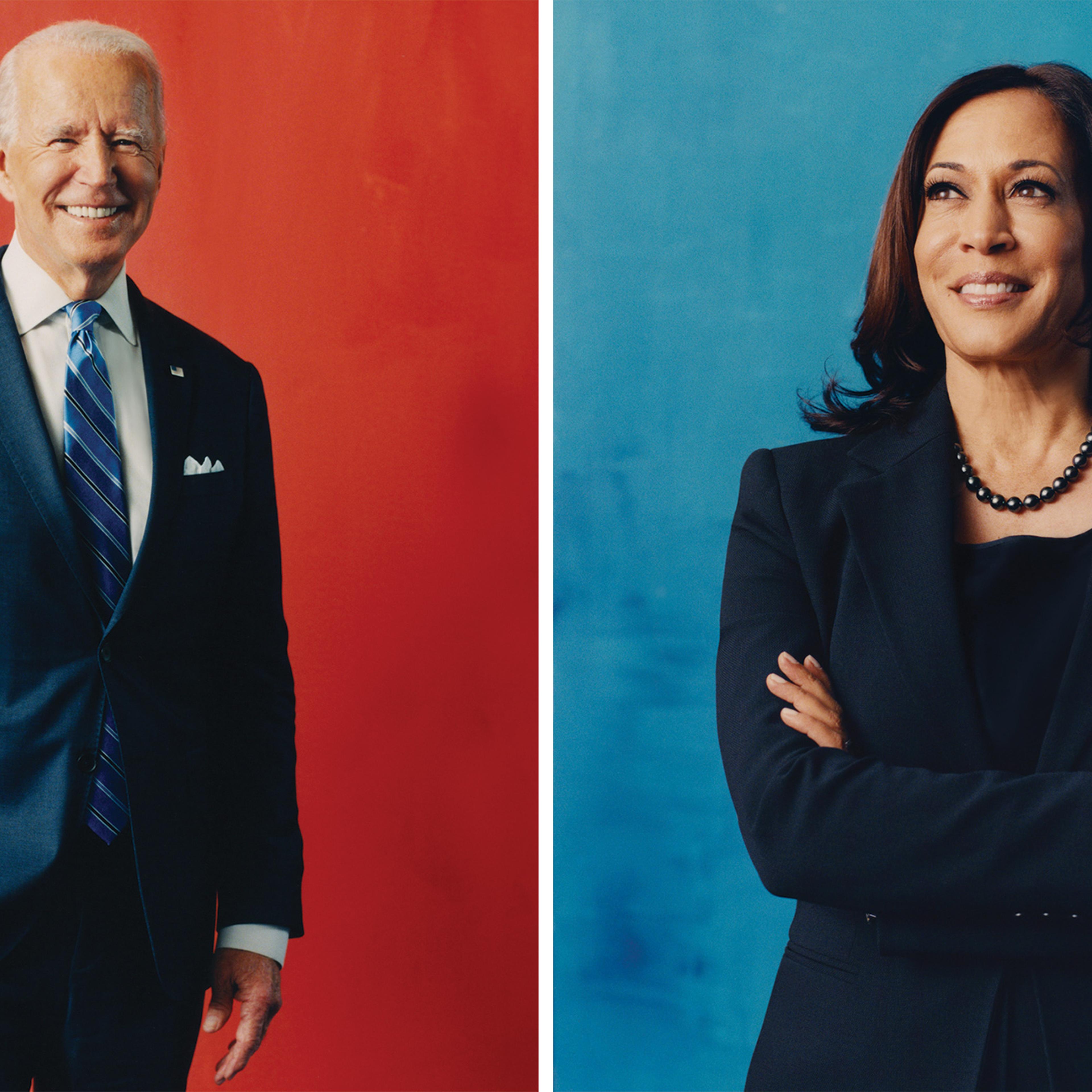 President-elect Joe Biden and Vice President—elect Kamala Harris photographed in Wilmington, Del., on Dec 7, 2020
