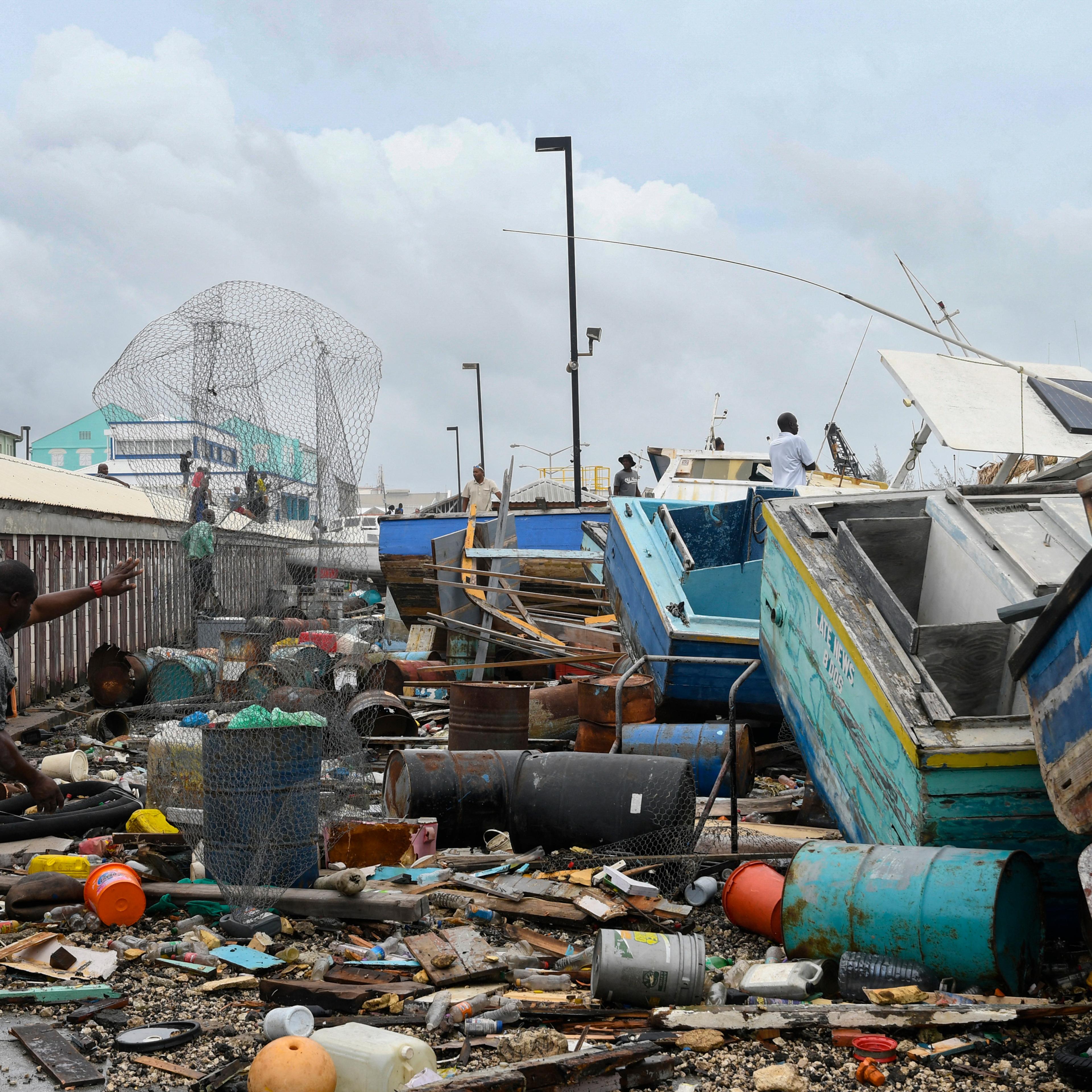 BARBADOS-CARIBBEAN-WEATHER-HURRICANE-BERYL-ENVIRONMENT