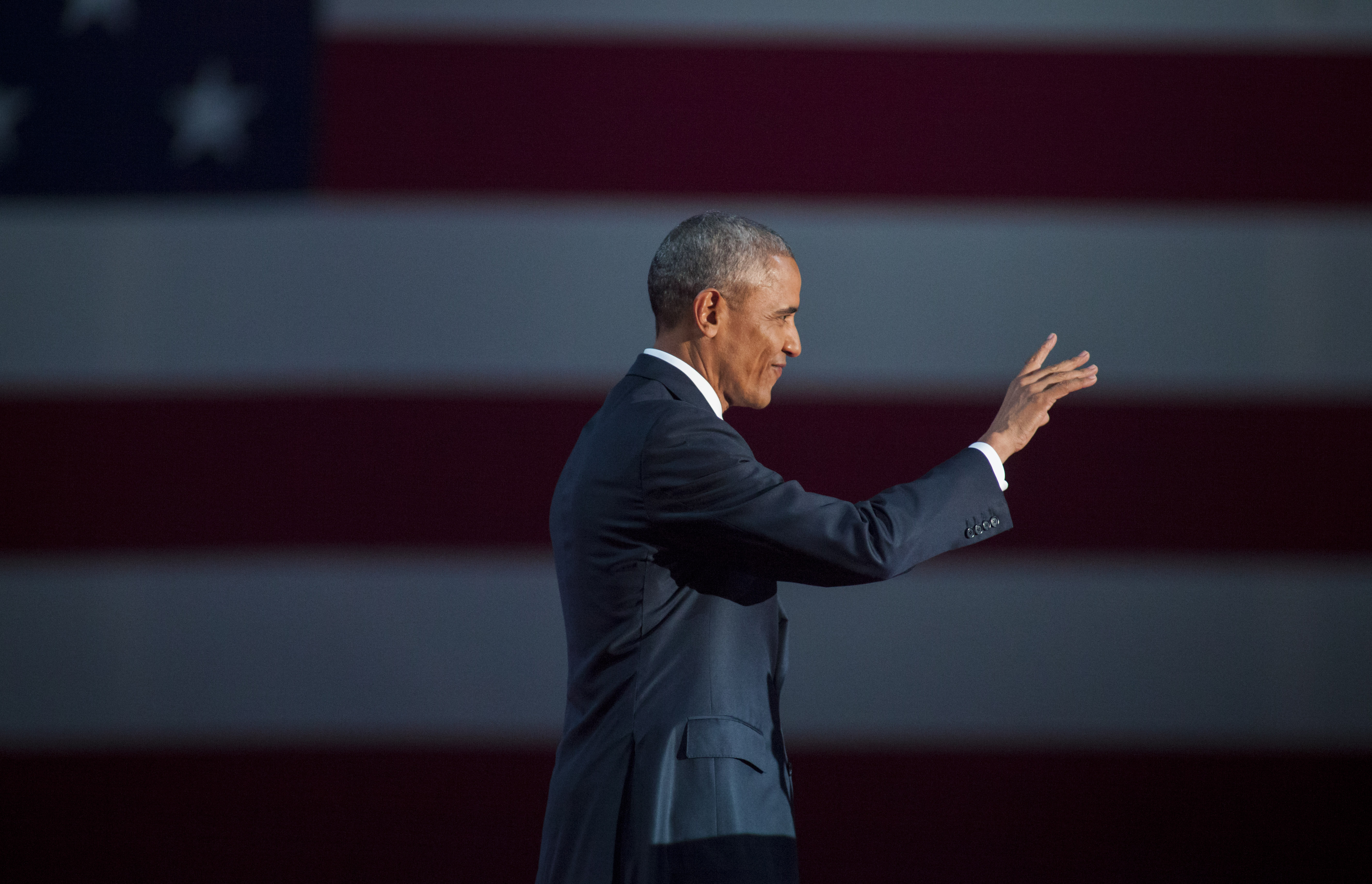 President Obama Delivers Farewell Address In Chicago