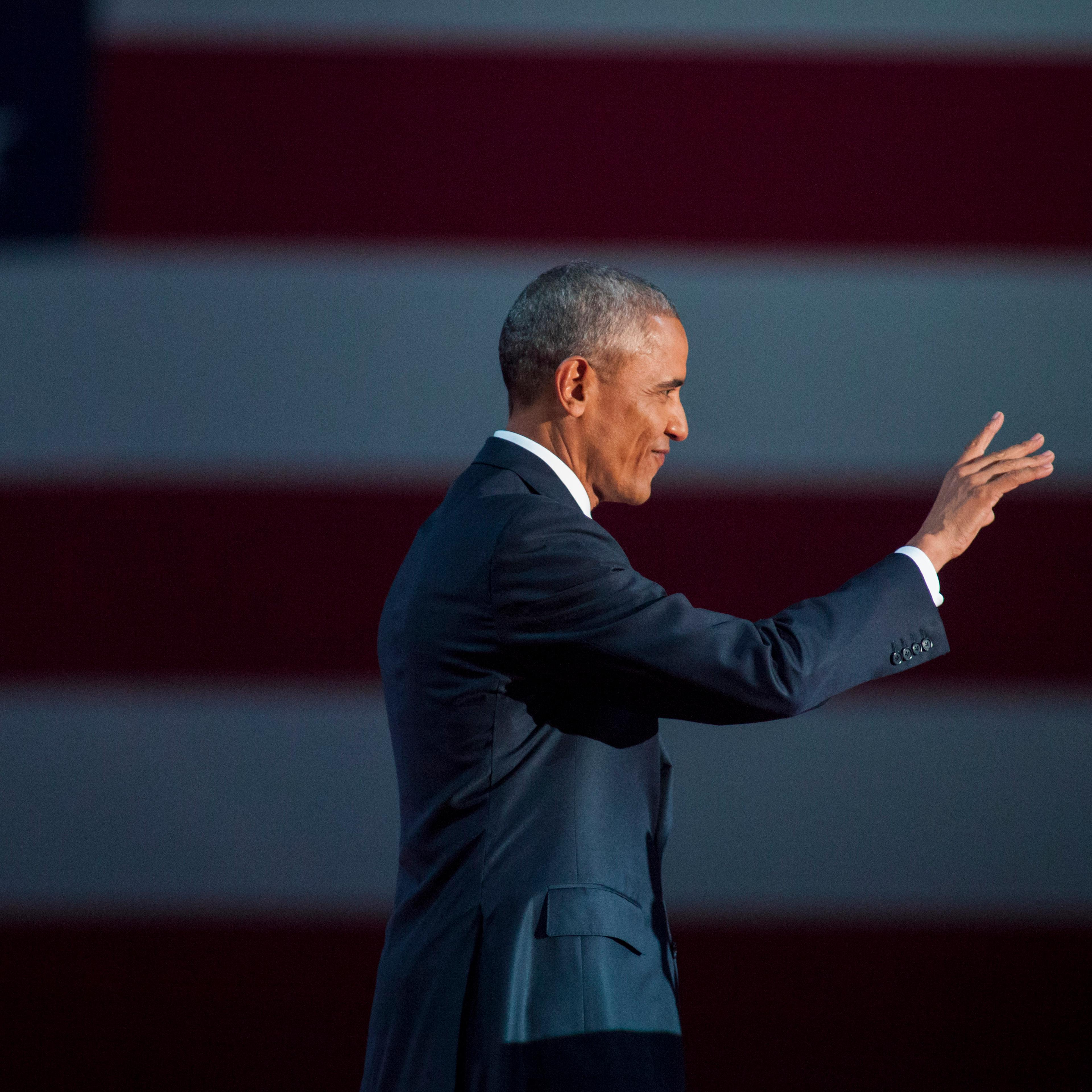 President Obama Delivers Farewell Address In Chicago
