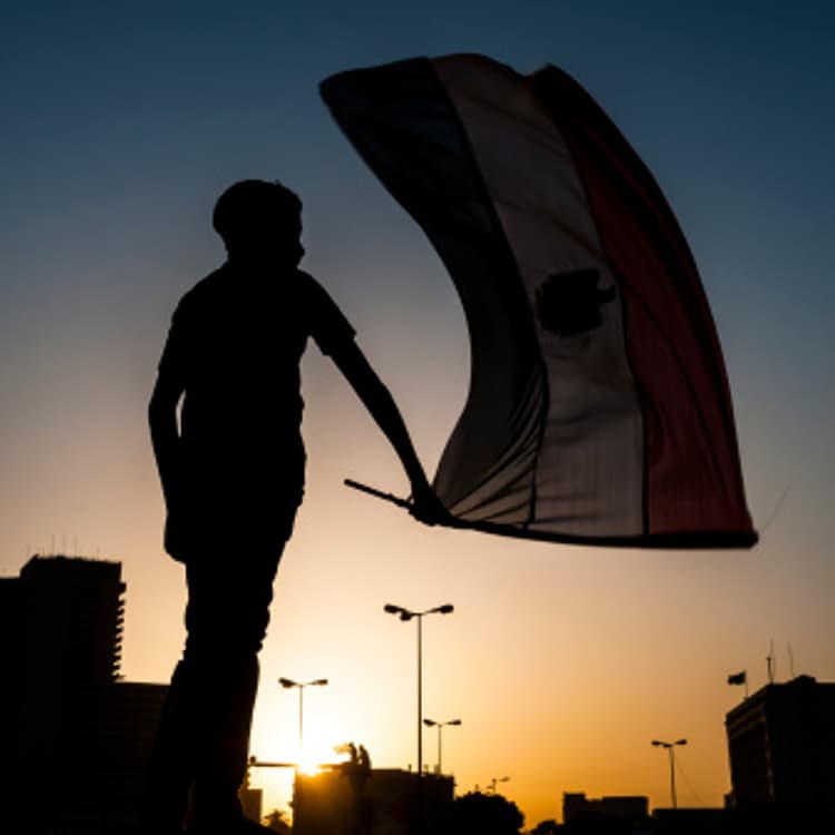 egyptian-waving-flag