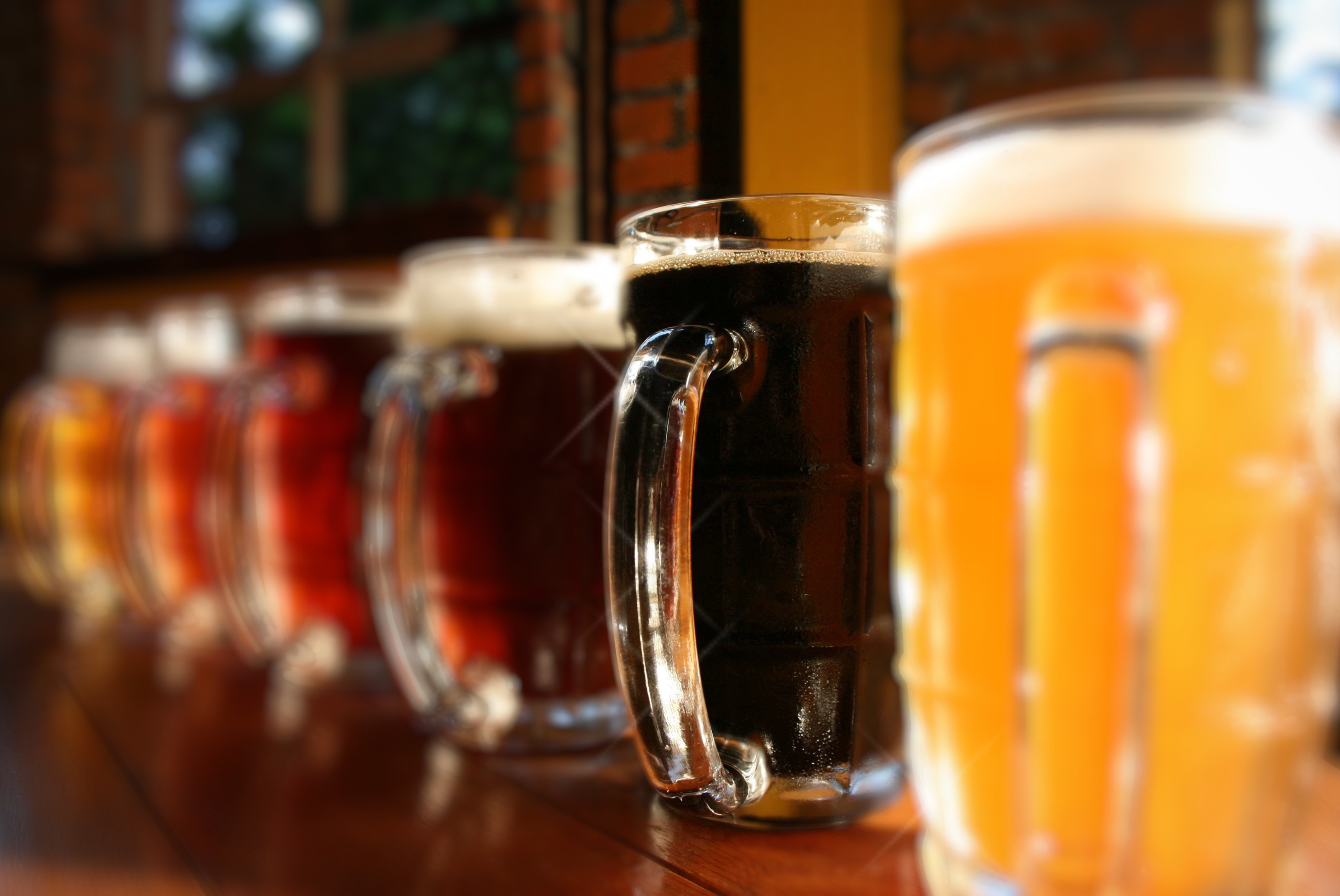 Beer glasses