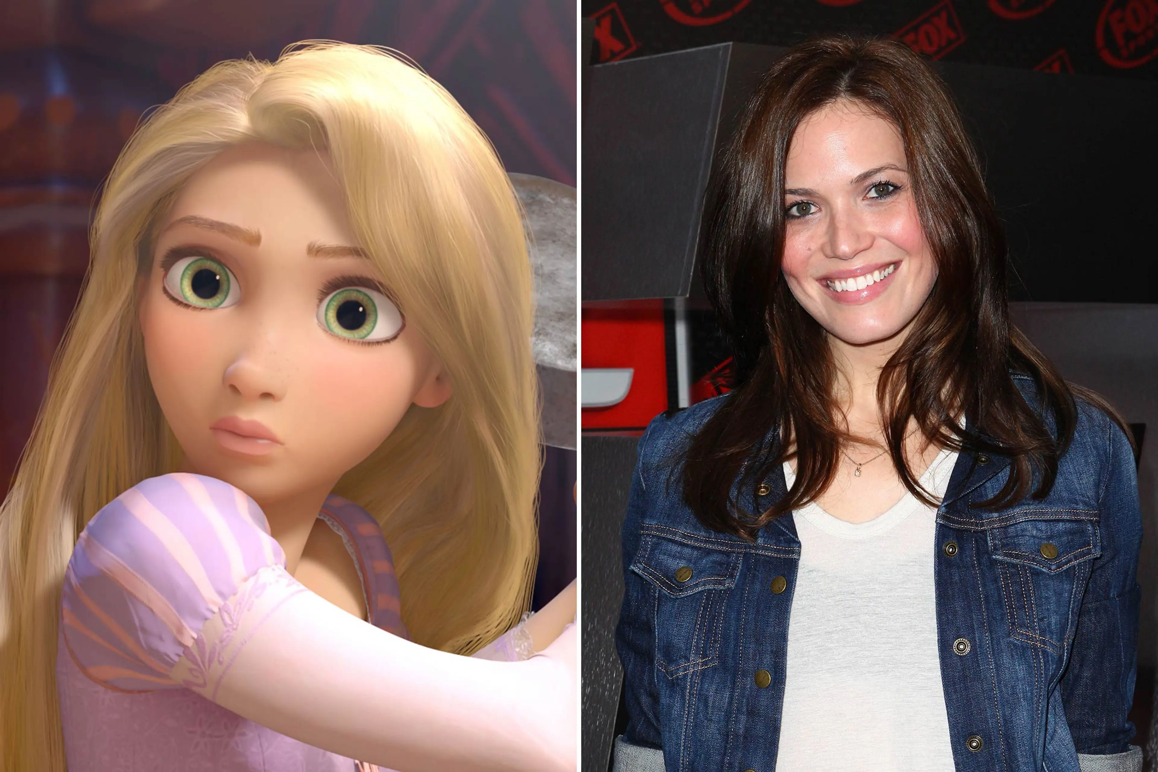 Rapunzel: Mandy Moore The Grammy-winning pop star made her music debut with the single “Candy” in 1999. Ten years later she was singing a different tune as a Disney princess. “To be a Disney princess in a Disney film, it really has been a total dream come true.” said Moore in an interview with SheKnows.com.