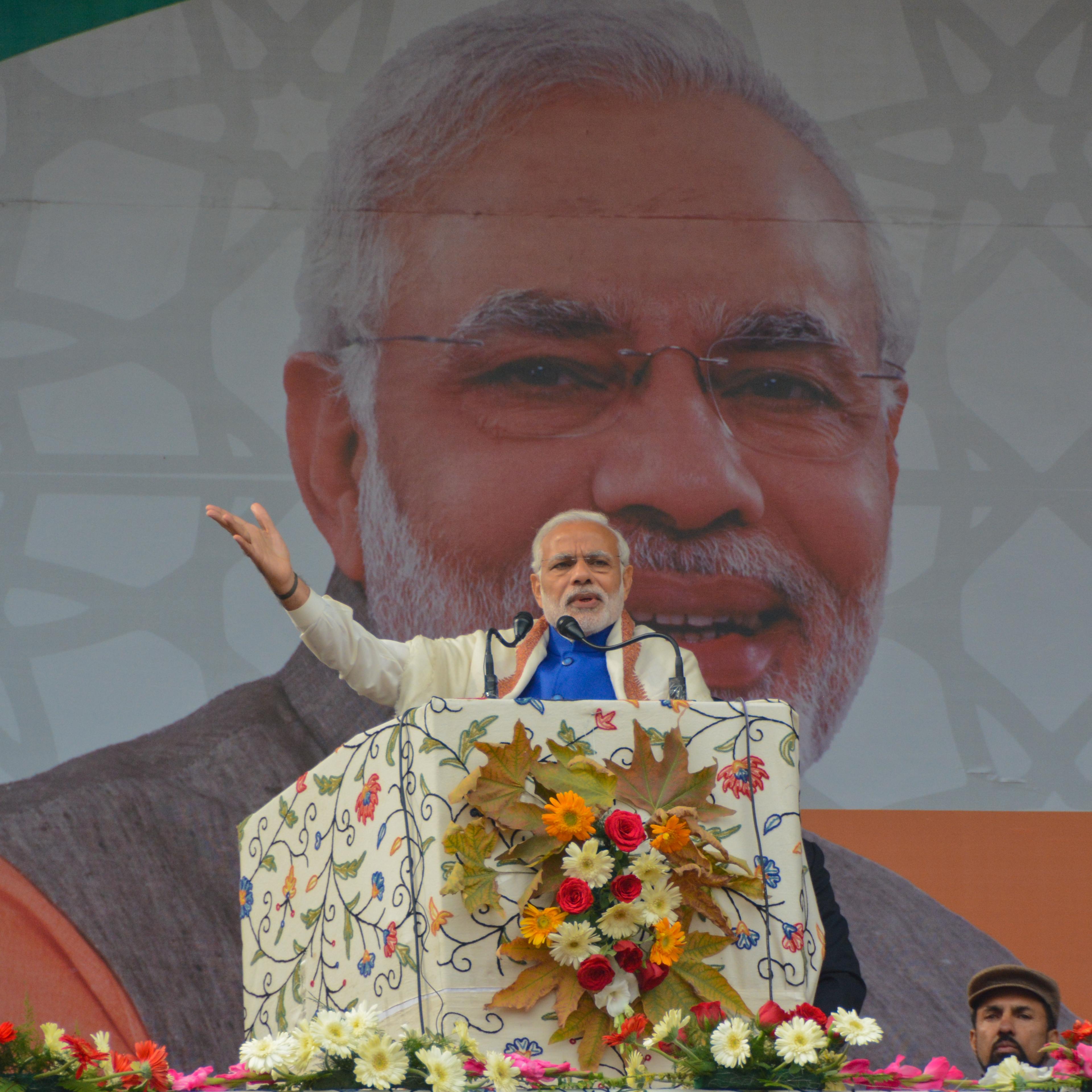 Indian Prime Minister Narendra Modi Visits Kashmir