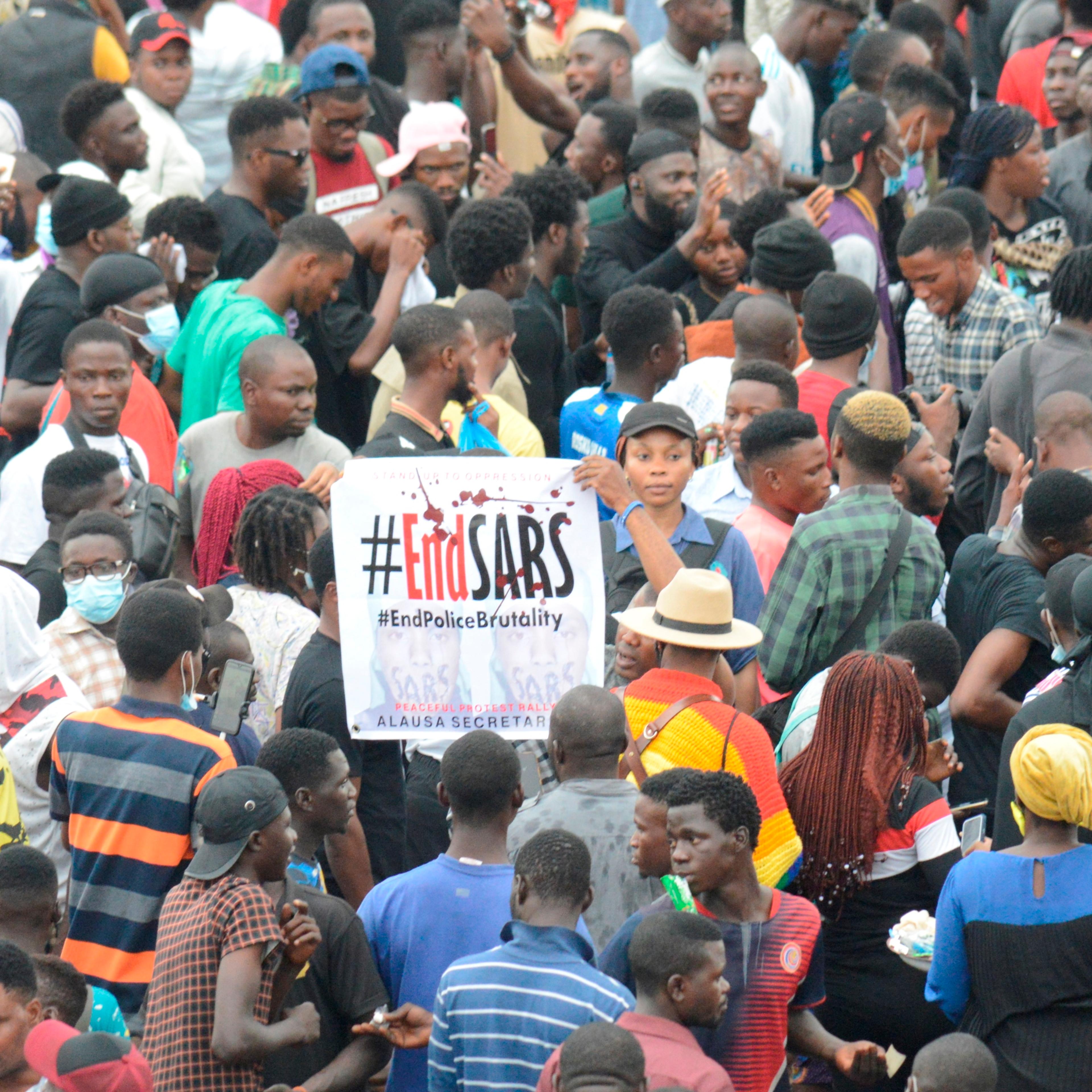 End SARS Protesters In Lagos