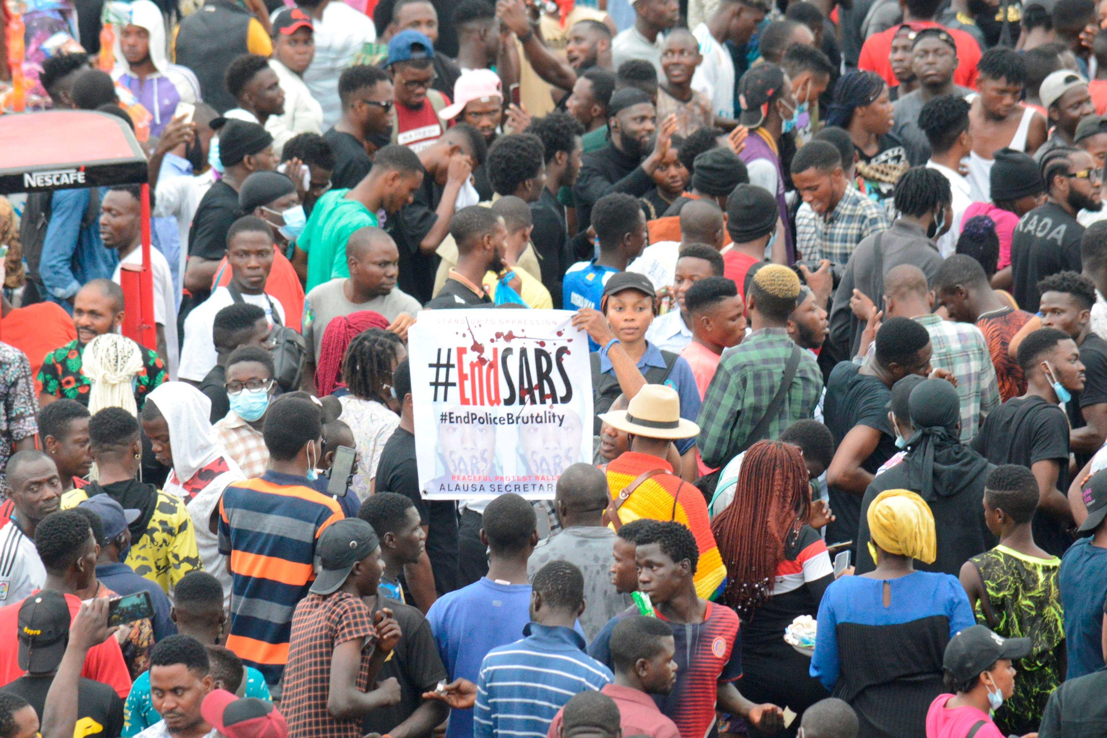 End SARS Protesters In Lagos
