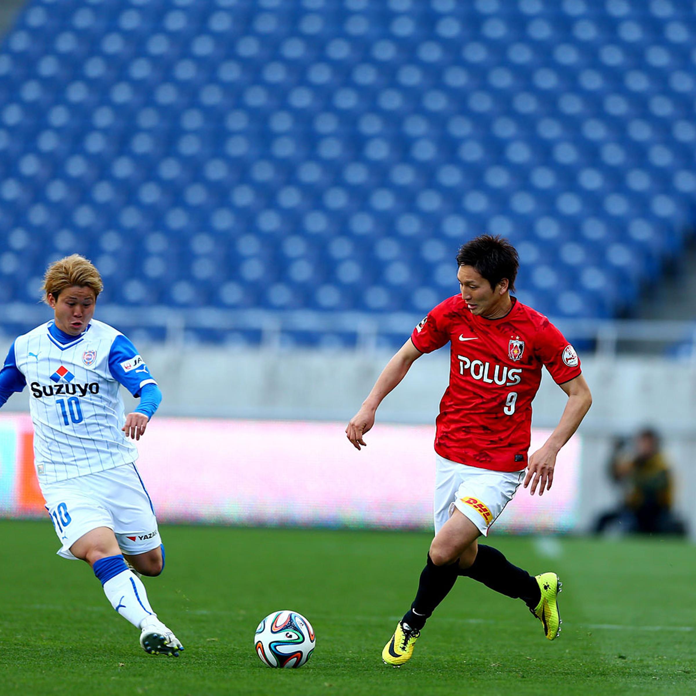 J.League Division 1 match between Urawa Red Diamonds 1-1 Shimizu S-Pulse at Saitama Stadium 2002 in Saitama, Japan, March 23, 2014.