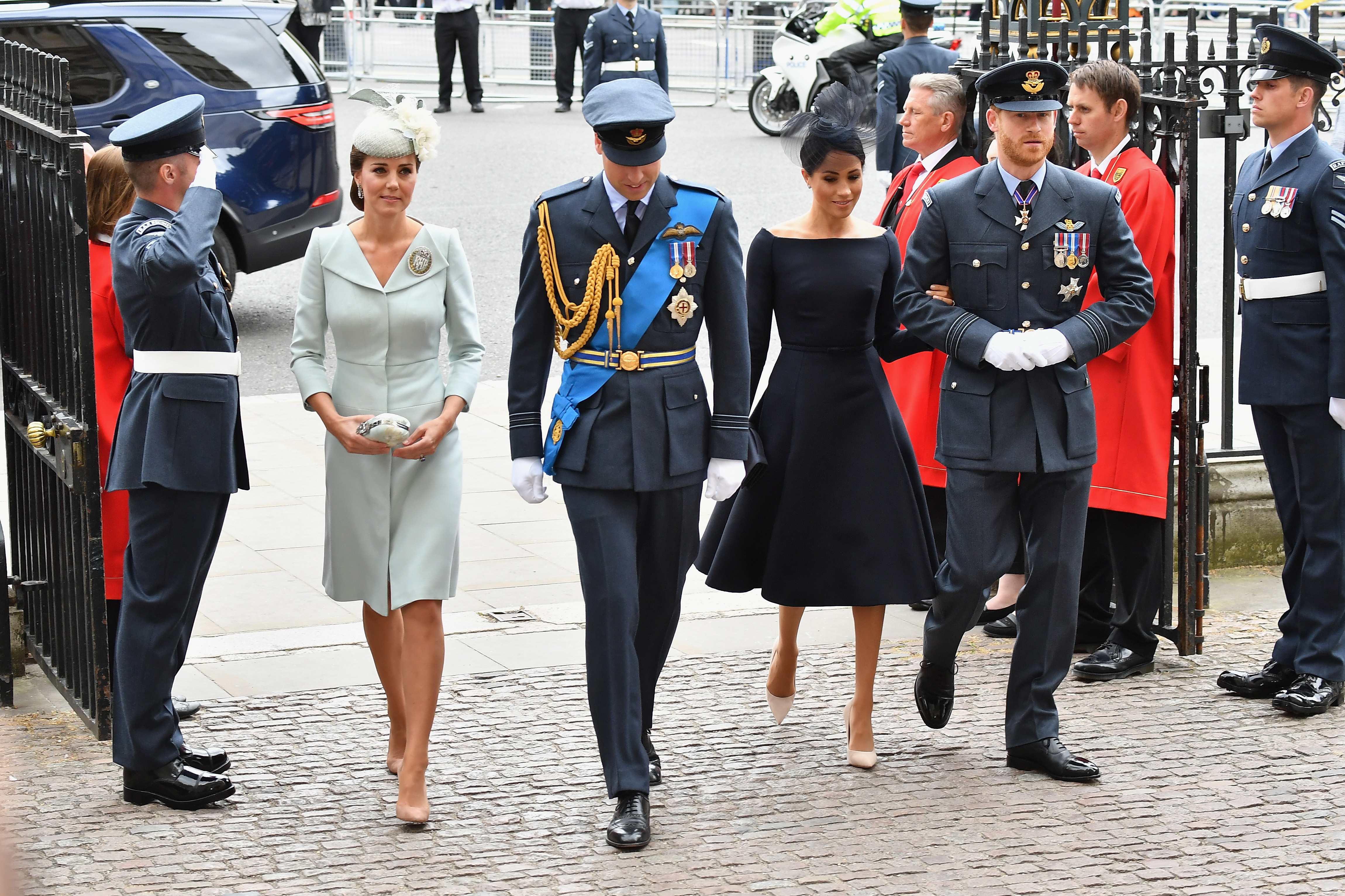 Members Of The Royal Family Attend Events To Mark The Centenary Of The RAF