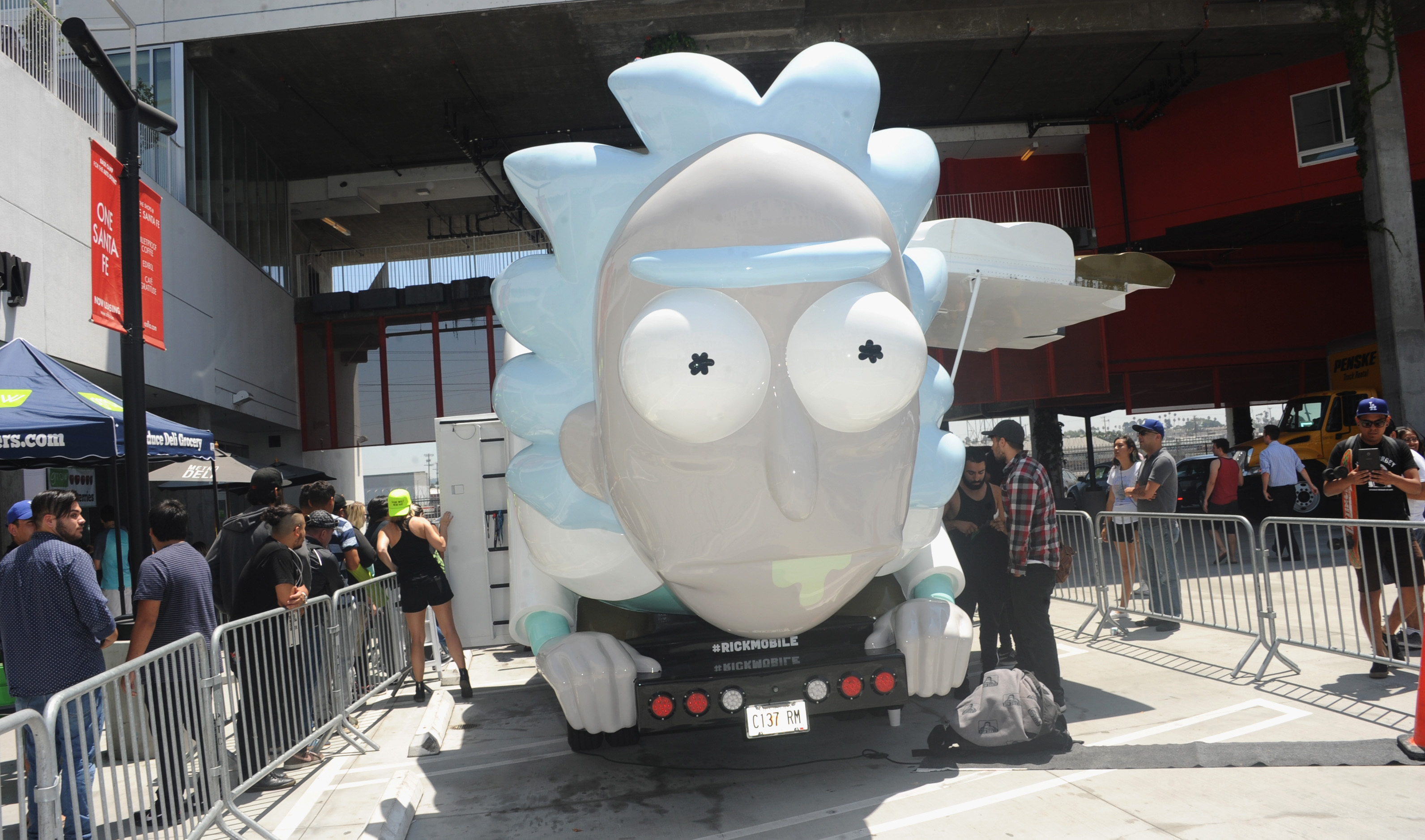 Adult Swim's "Rick And Morty" Mobile Pop-Up Shop - Arrivals
