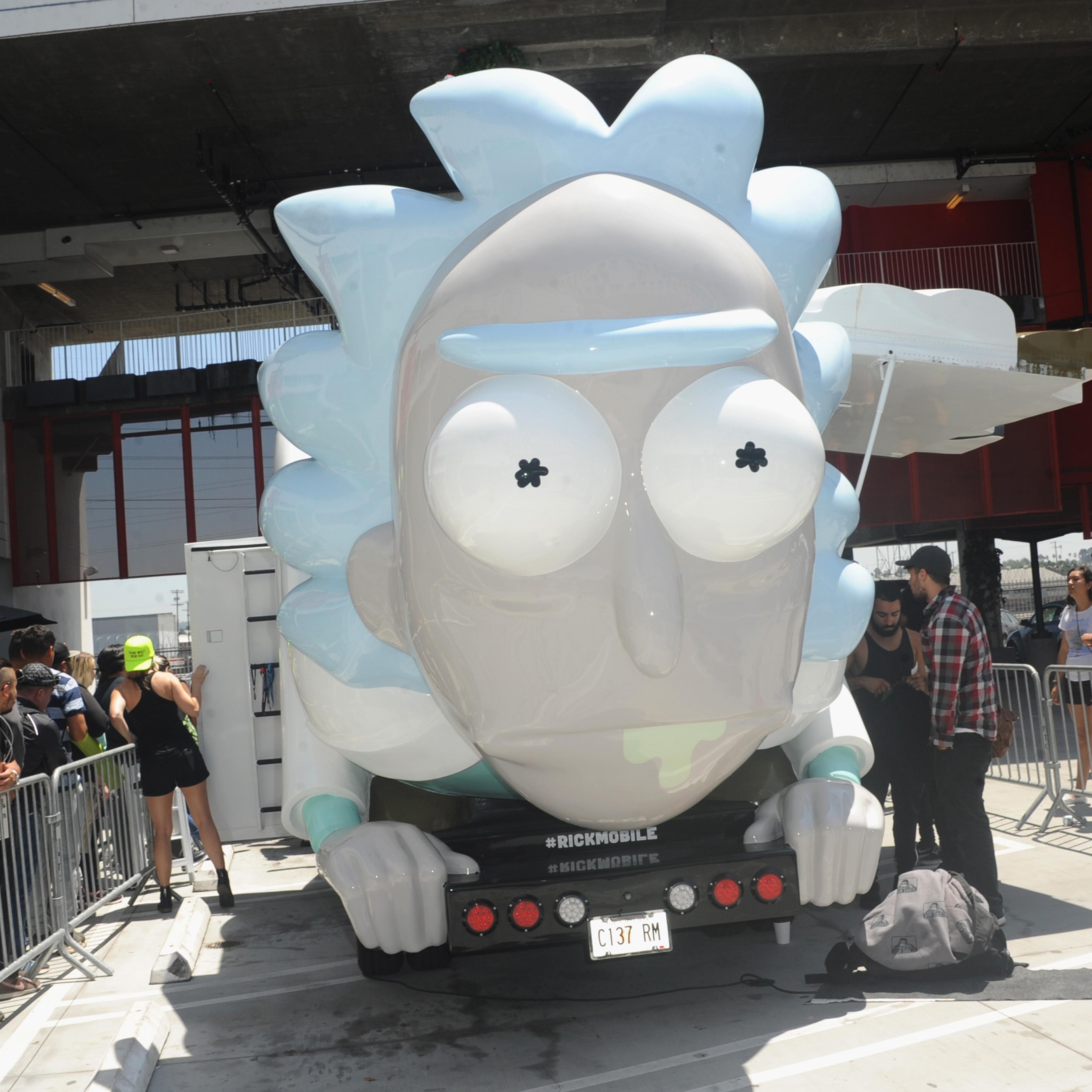 Adult Swim's "Rick And Morty" Mobile Pop-Up Shop - Arrivals